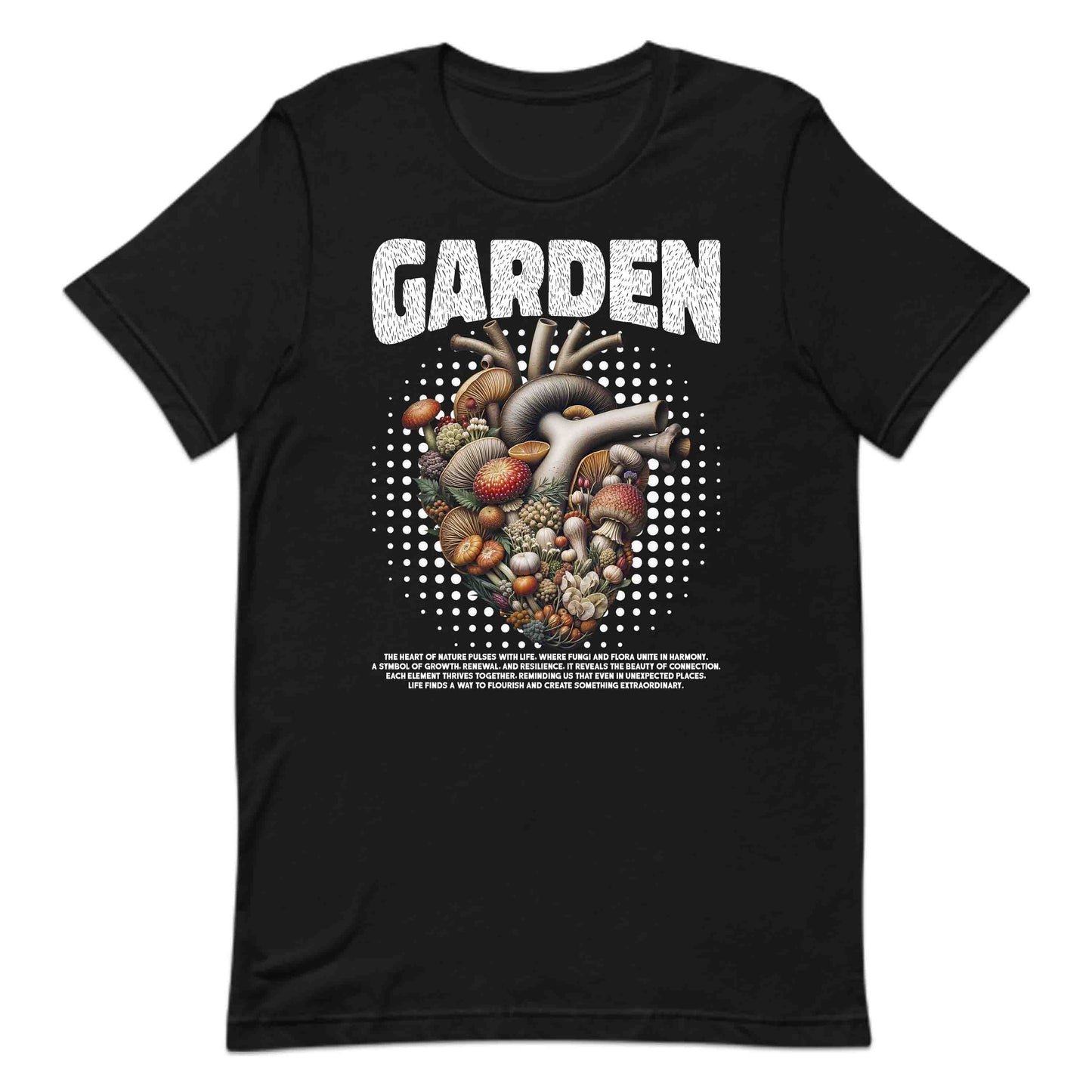 Whimsical Nature Garden Mushroom and Floral Gardening Lovers | PRODUCT CODE: WHMSCNTUGRD