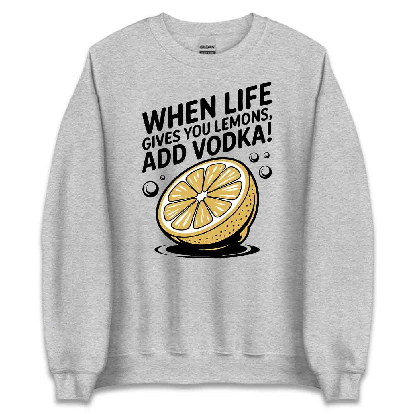 Add Vodka T-Shirt, Funny Lemon Drink Sweatshirt, Sarcastic Party Hoodie | PRODUCT CODE: WJKHWEIONL