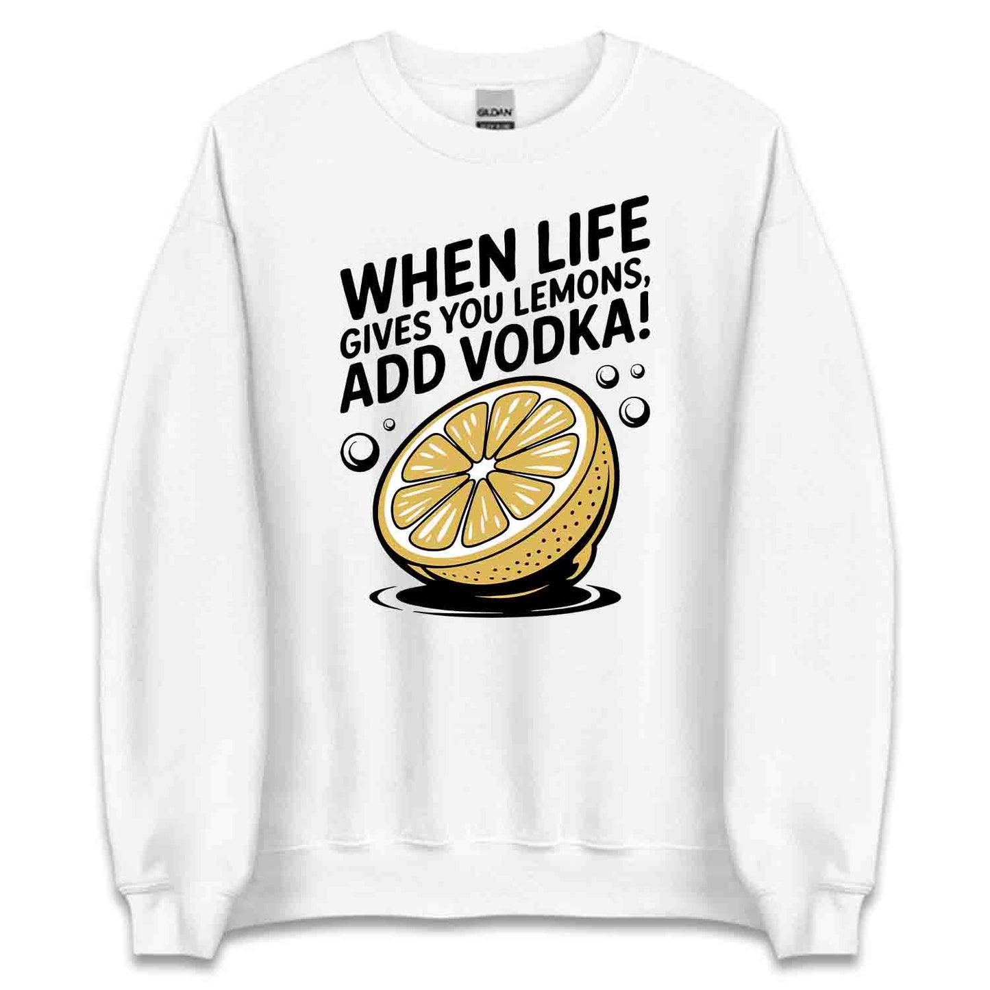 Add Vodka T-Shirt, Funny Lemon Drink Sweatshirt, Sarcastic Party Hoodie | PRODUCT CODE: WJKHWEIONL