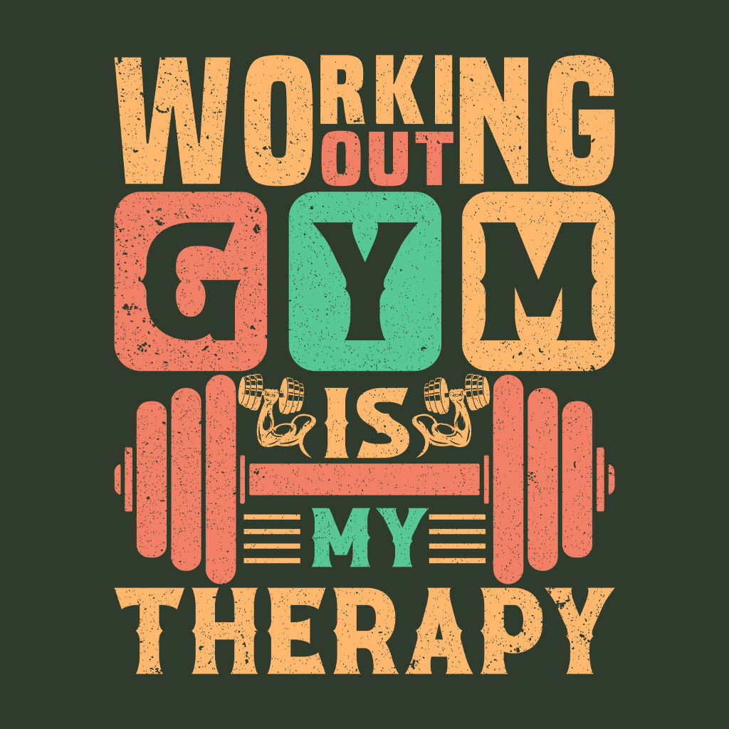 Working Out Gym Is My Therapy Gym Training | PRODUCT CODE: WKNGYMTHPYRFL