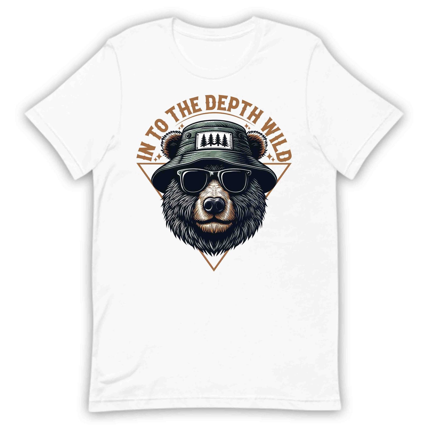 Into the Depth Wild Bear with Hat and Glasses Camping Adventure | PRODUCT CODE: WLDBREANTOH