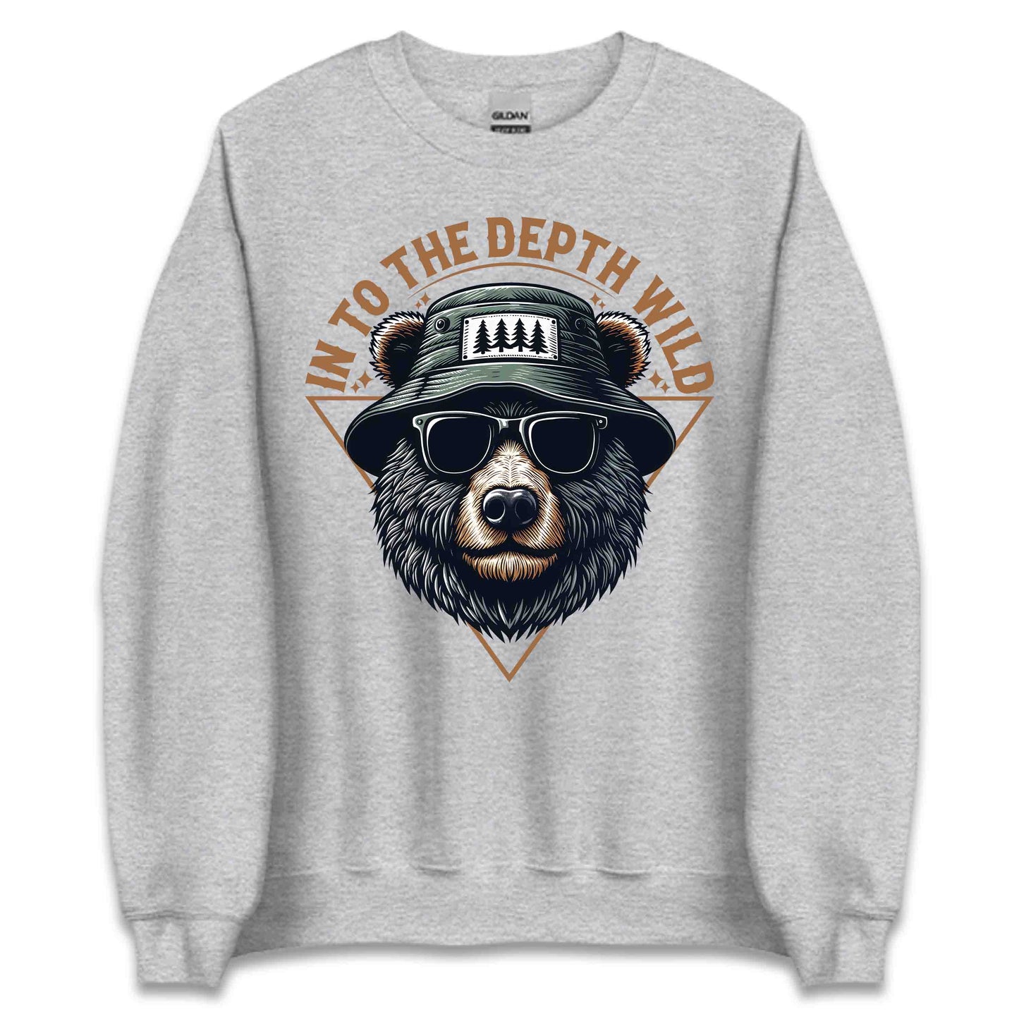 Into the Depth Wild Bear with Hat and Glasses Camping Adventure | PRODUCT CODE: WLDBREANTOH