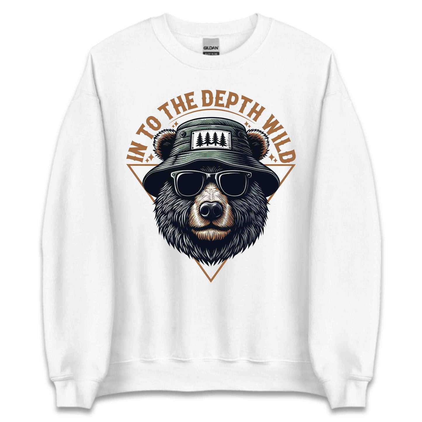 Into the Depth Wild Bear with Hat and Glasses Camping Adventure | PRODUCT CODE: WLDBREANTOH