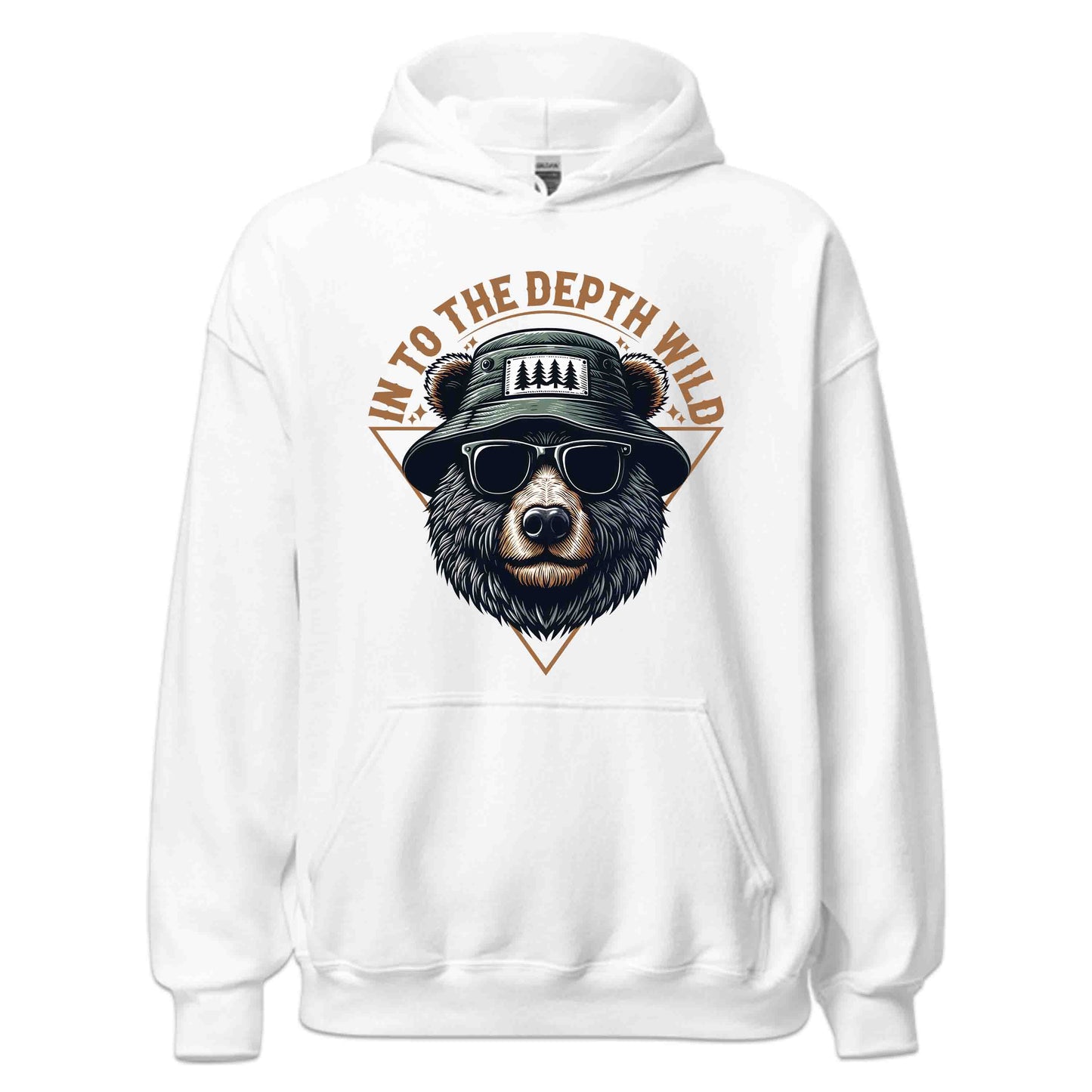 Into the Depth Wild Bear with Hat and Glasses Camping Adventure | PRODUCT CODE: WLDBREANTOH