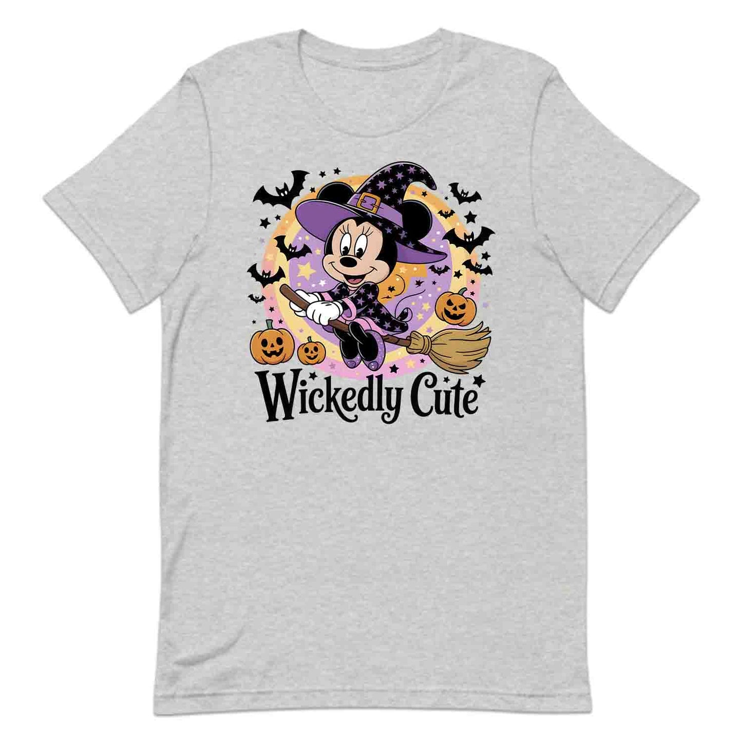 Wickedly Cute Minnie Mouse Witch T-Shirt, Disney Halloween Sweatshirt, Spooky Cartoon Hoodie | PRODUCT CODE: WMHGASDKJ