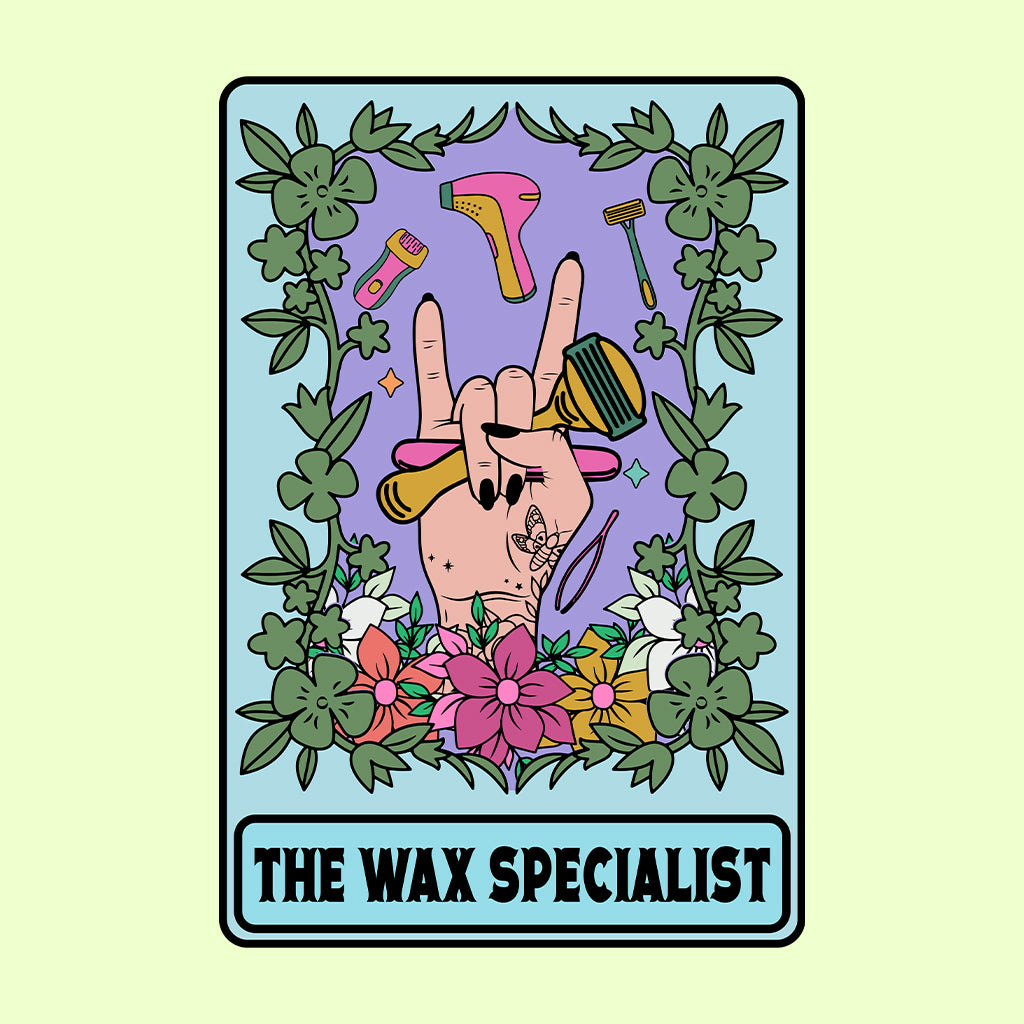 The Wax Specialist Tarot Card | PRODUCT CODE: WXNGTRICD