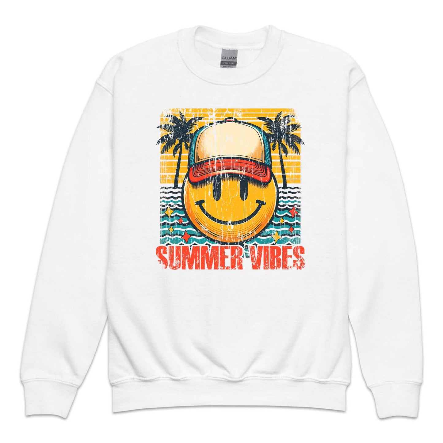 Smiley Face Summer Vibes Tropical Vacation | PRODUCT CODE: SMFCPTUNE