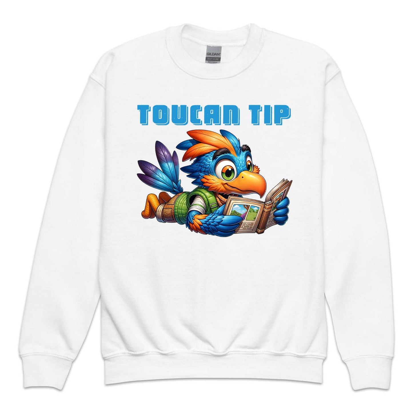 Reading Bird Toucan Tip Reading A Book | PRODUCT CODE: TCHPITRDBO