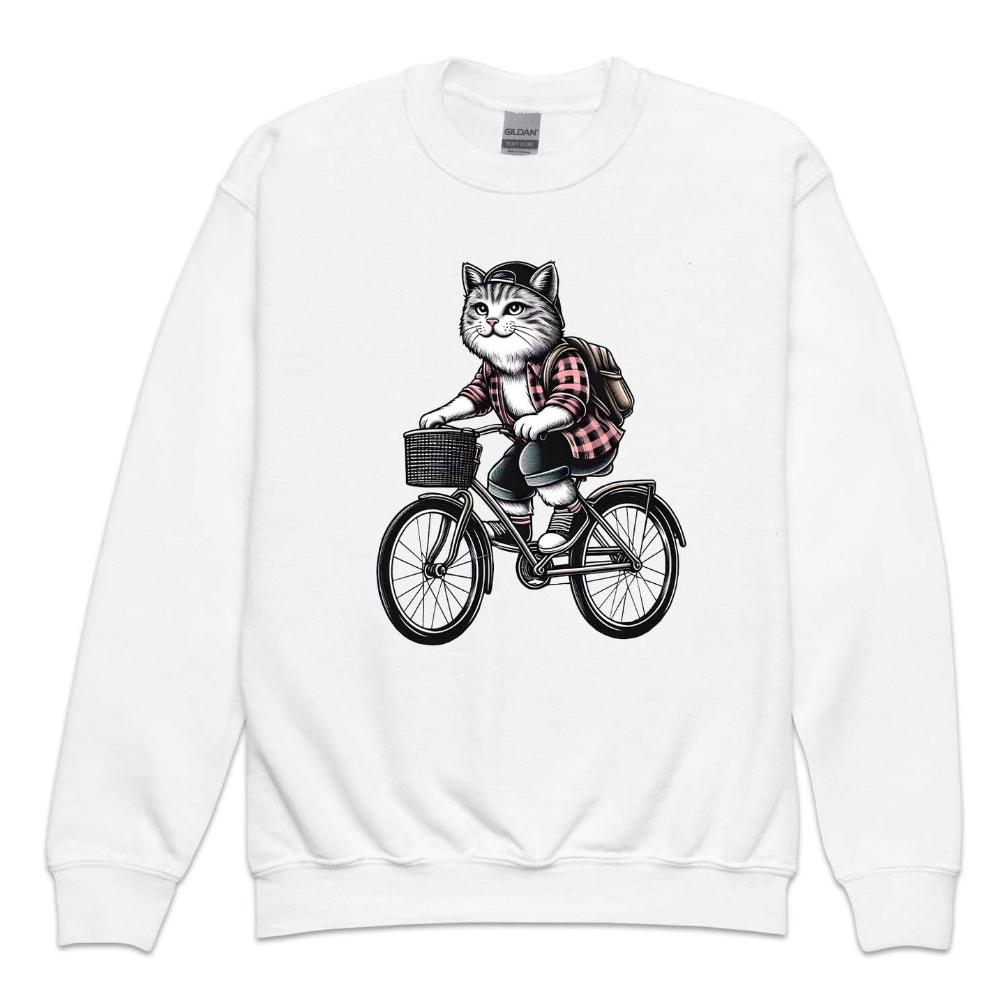 Cat Riding Bicycle Kitty Cycling | PRODUCT CODE: BYCRDGTDE