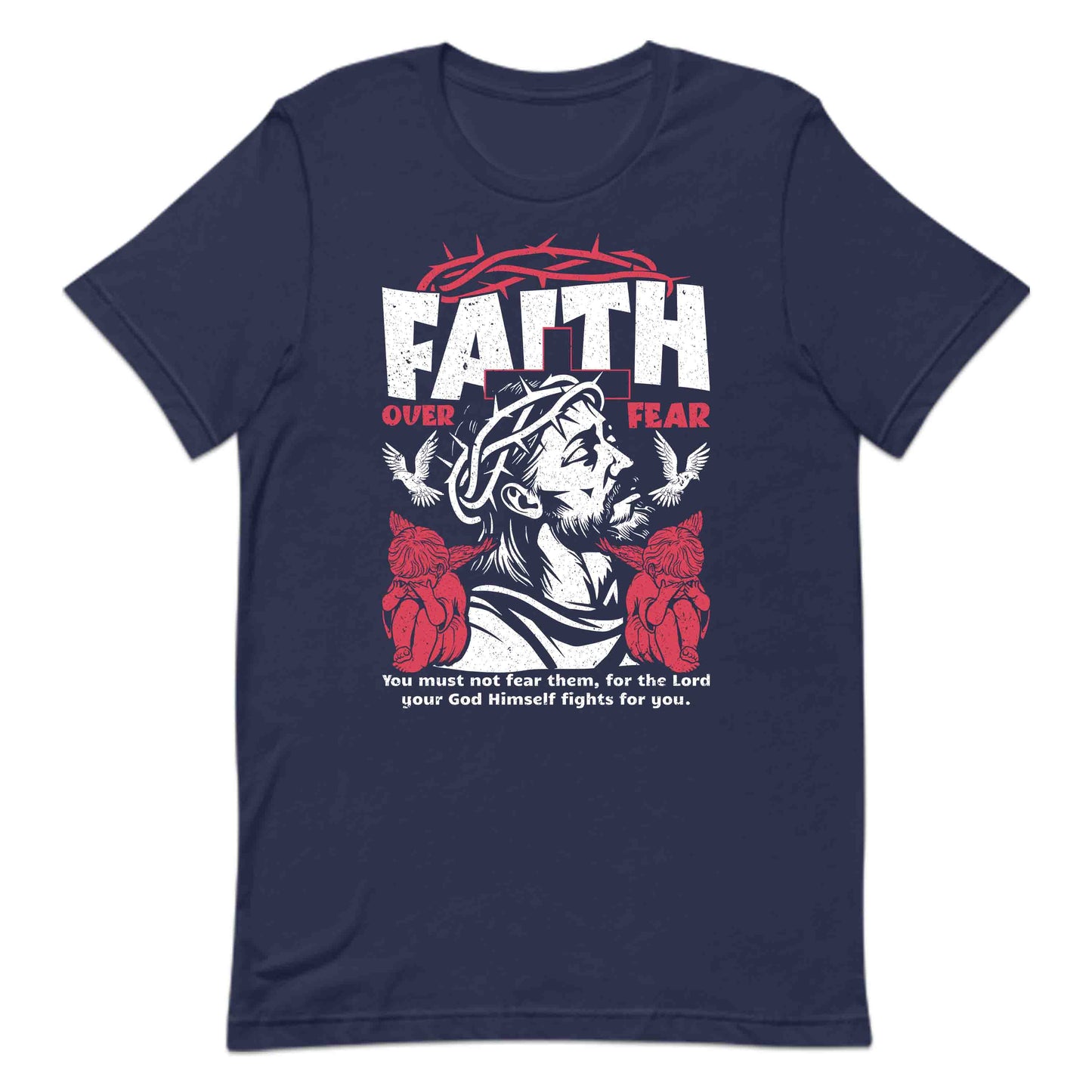 Faith Over Fear Christian Jesus Crown of Thorns | PRODUCT CODE: YMUNTFHMLRG
