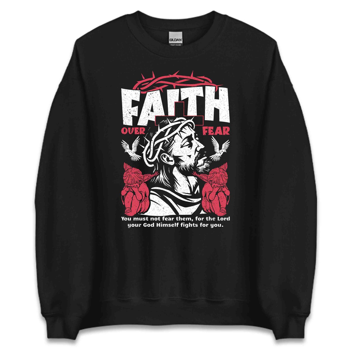 Faith Over Fear Christian Jesus Crown of Thorns | PRODUCT CODE: YMUNTFHMLRG