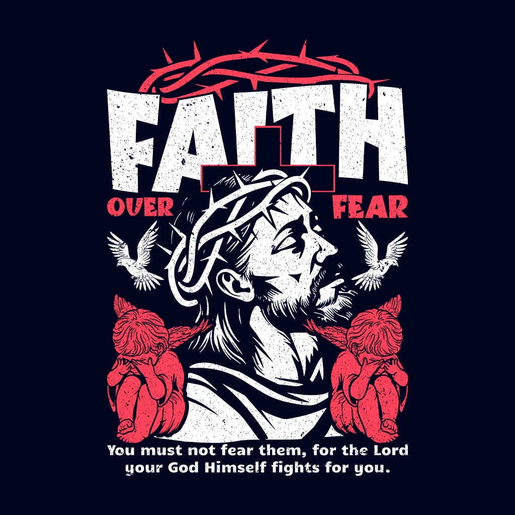 Faith Over Fear Christian Jesus Crown of Thorns | PRODUCT CODE: YMUNTFHMLRG