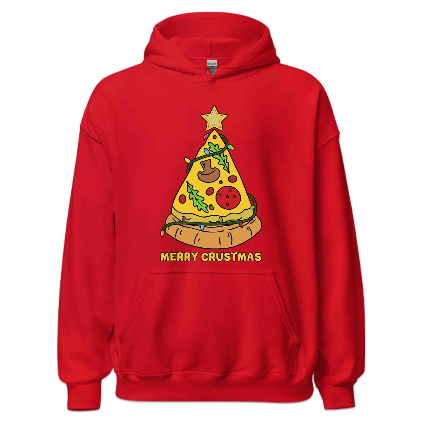 Merry Crustmas Pizza Christmas Tree Xmas Festive Food | PRODUCT CODE: YRMCUSTPZXA