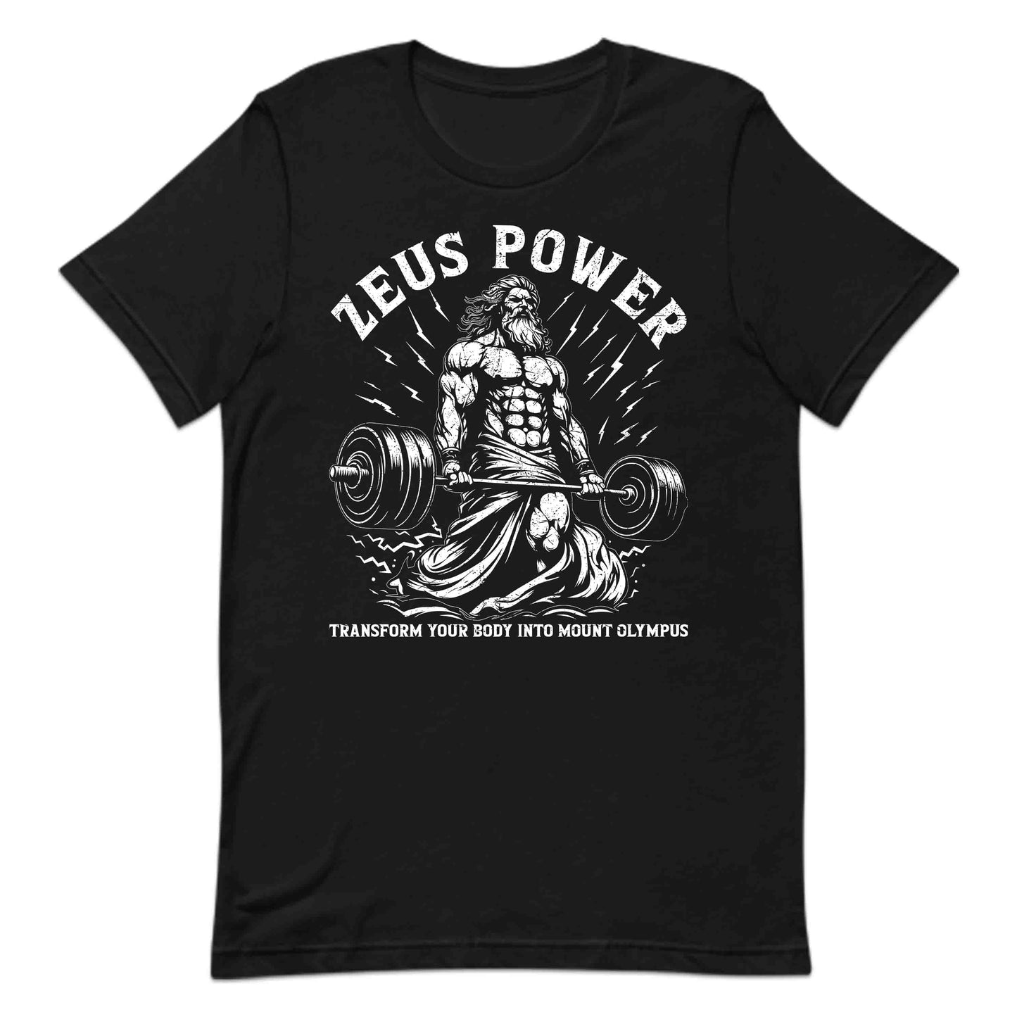 Zeus Power Epic Bodybuilding Greek Gods Gym Warriors Mount Olympus | PRODUCT CODE: ZSUPWREPCBDY