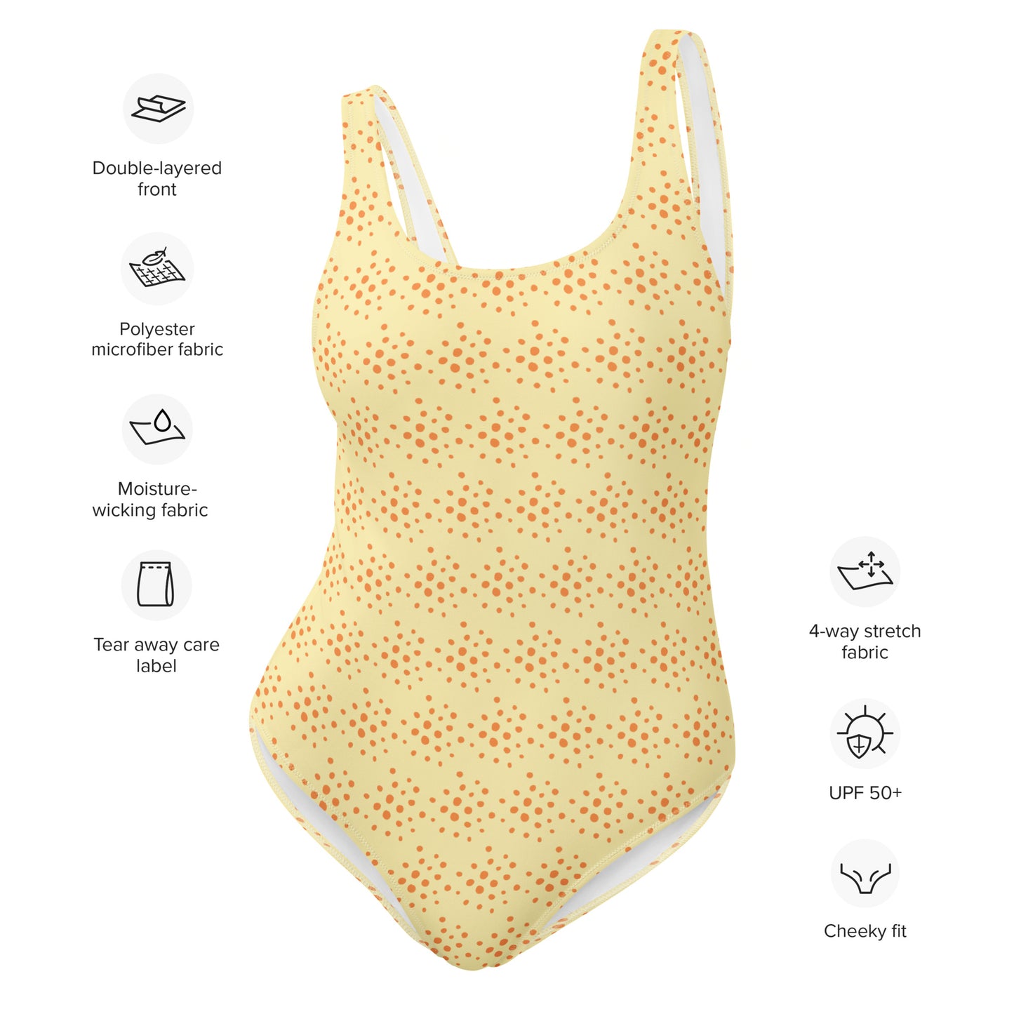 Summer Abstract One-Piece Swimsuit