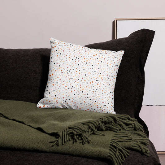 Colorful Terrazzo Pattern All-Over Print Premium Pillow