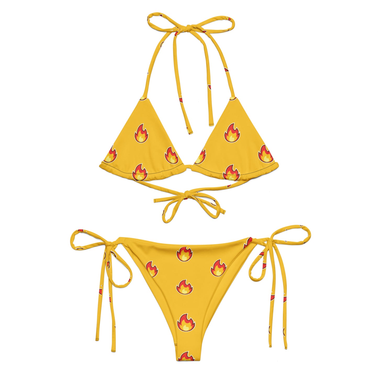 Fire on the beach string bikini
