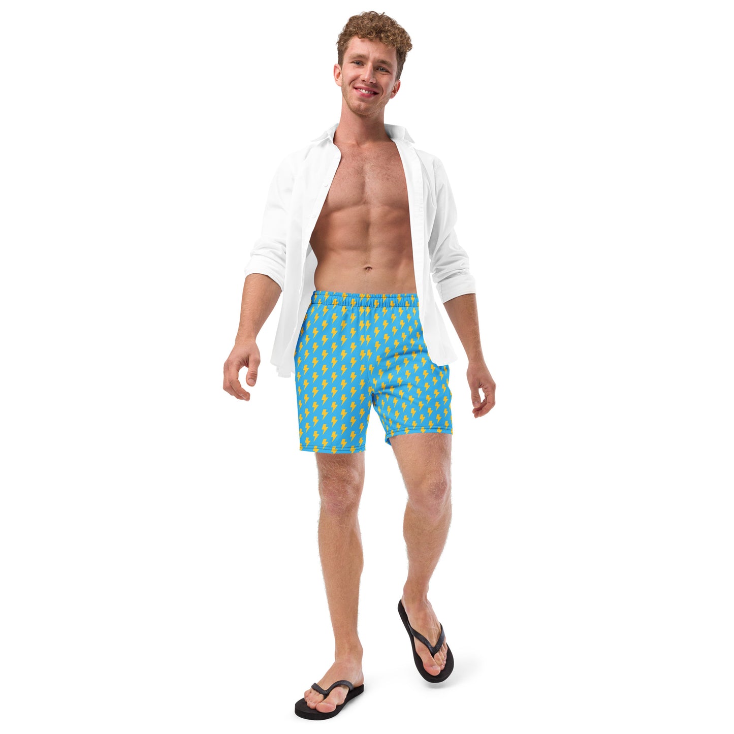Flash Lightening Bolt Men's swim trunks