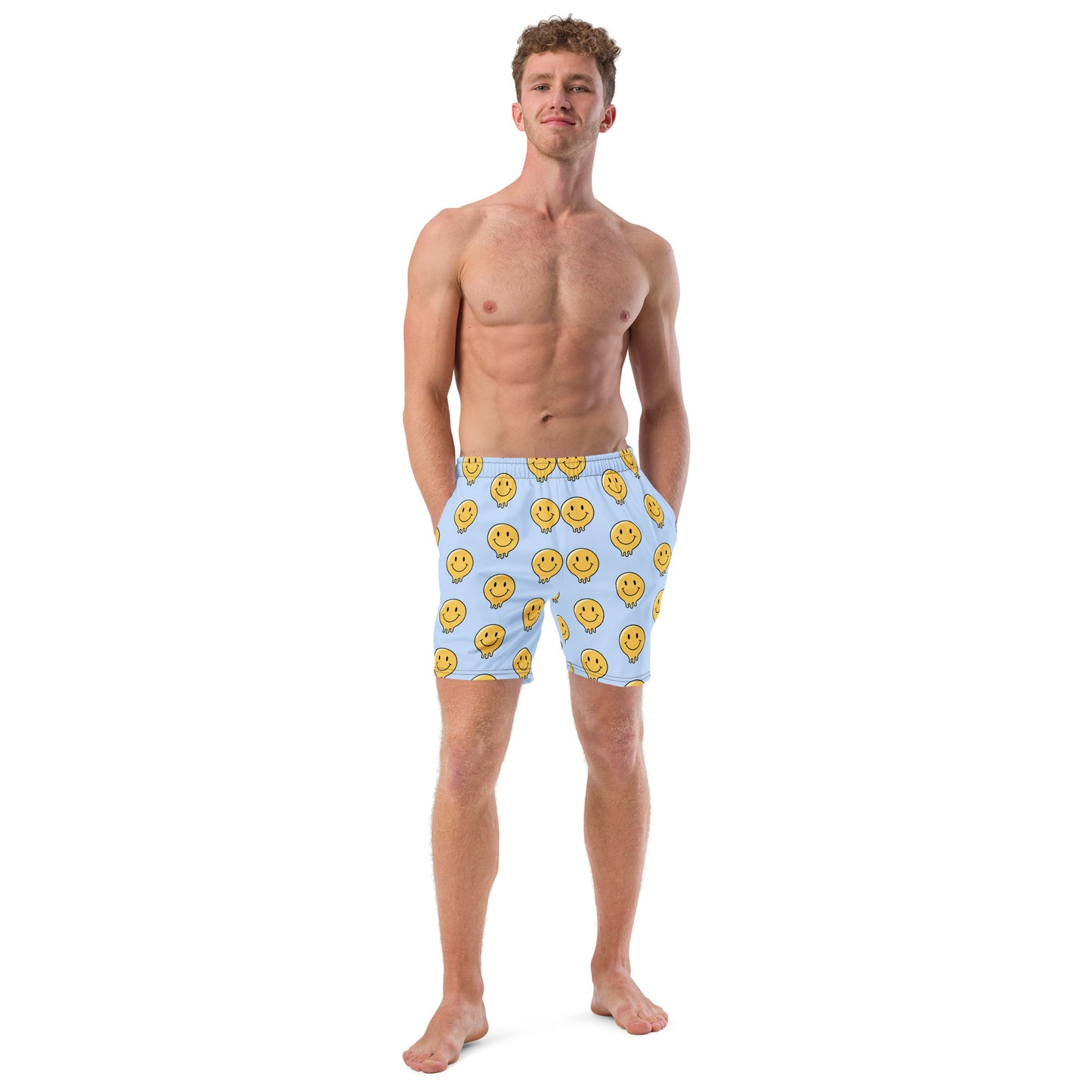 Smiley emoji Men's swim trunks