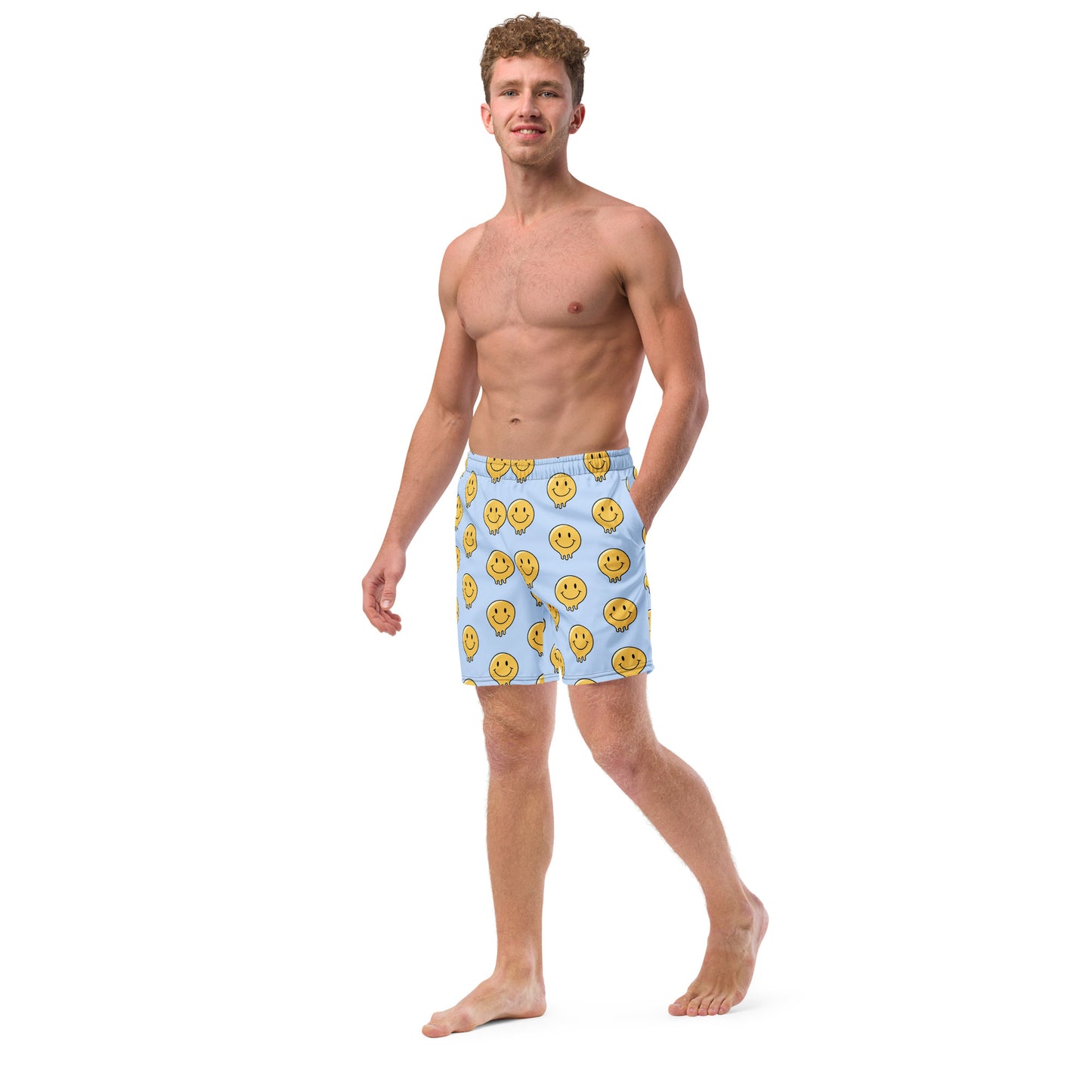 Smiley emoji Men's swim trunks