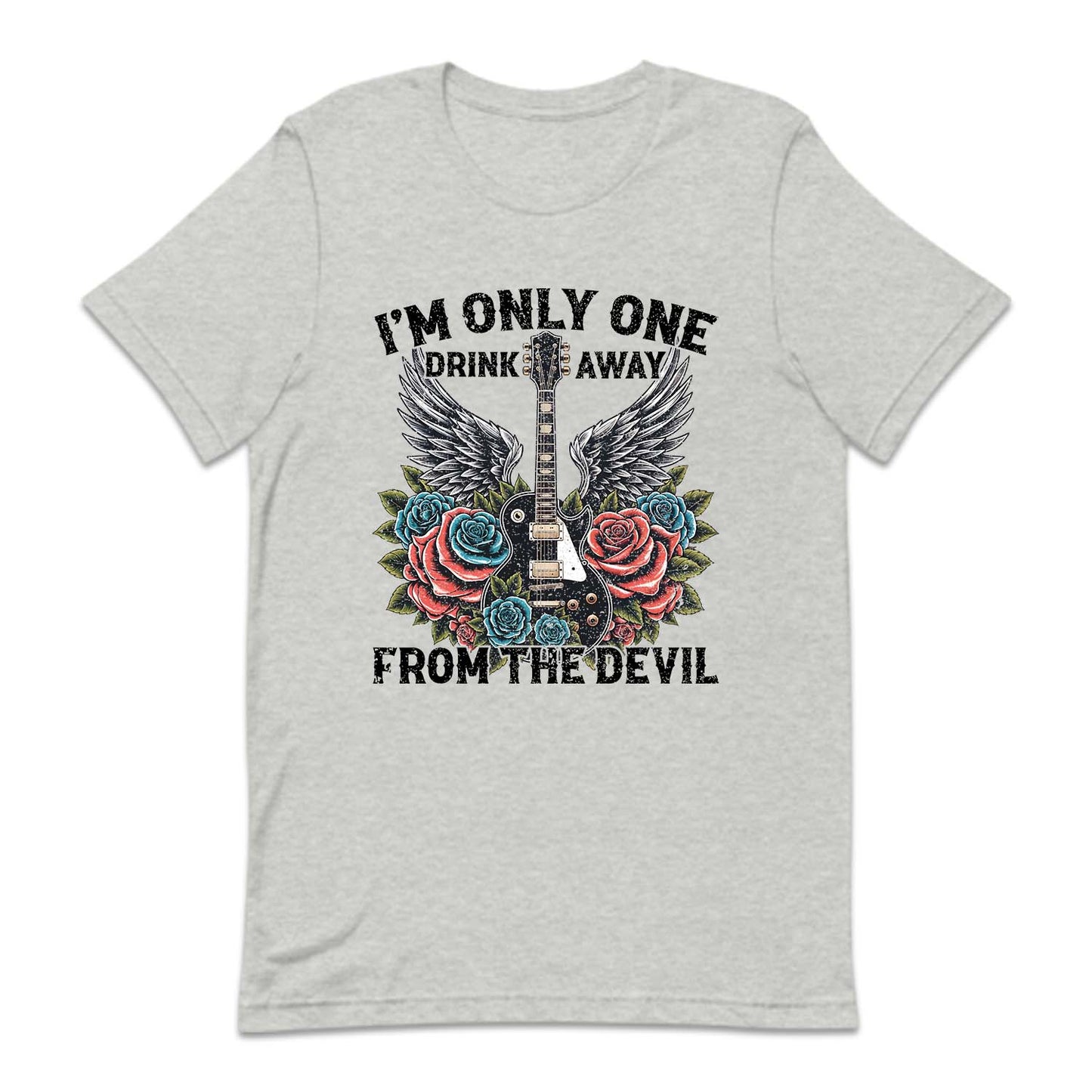 Western Guitar I Am Only One Drink Away From The Devil Cicada Concert | PRODUCT CODE: MAONLYDKRV
