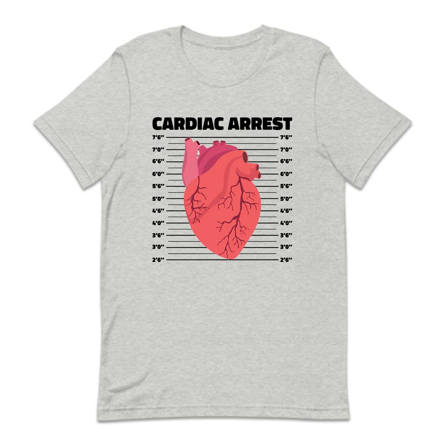 Cardiac Arrest Anatomical Heart Humor | PRODUCT CODE: CRDNRASTG