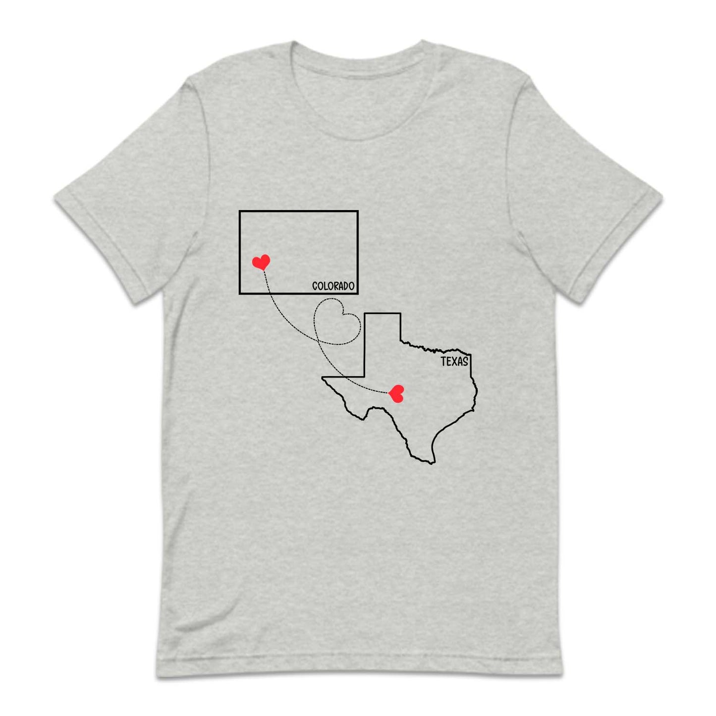 Personalized State to State Long Distance Relationship | PRODUCT CODE: CSTATLNGDC