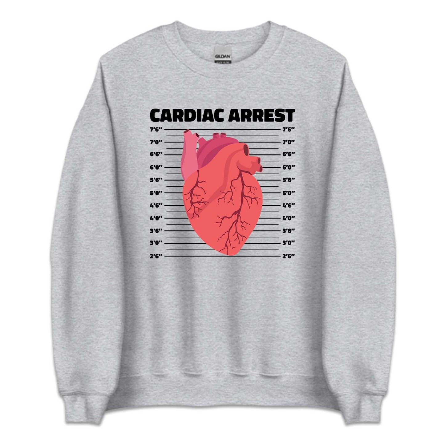 Cardiac Arrest Anatomical Heart Humor | PRODUCT CODE: CRDNRASTG