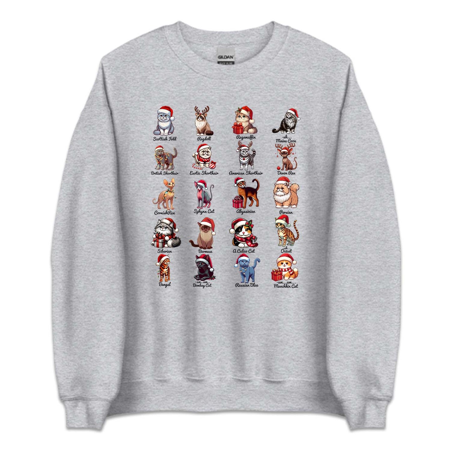 Christmas Taylor Midnights Xmas Cats Breeds | PRODUCT CODE: CHTBRDTYLSW