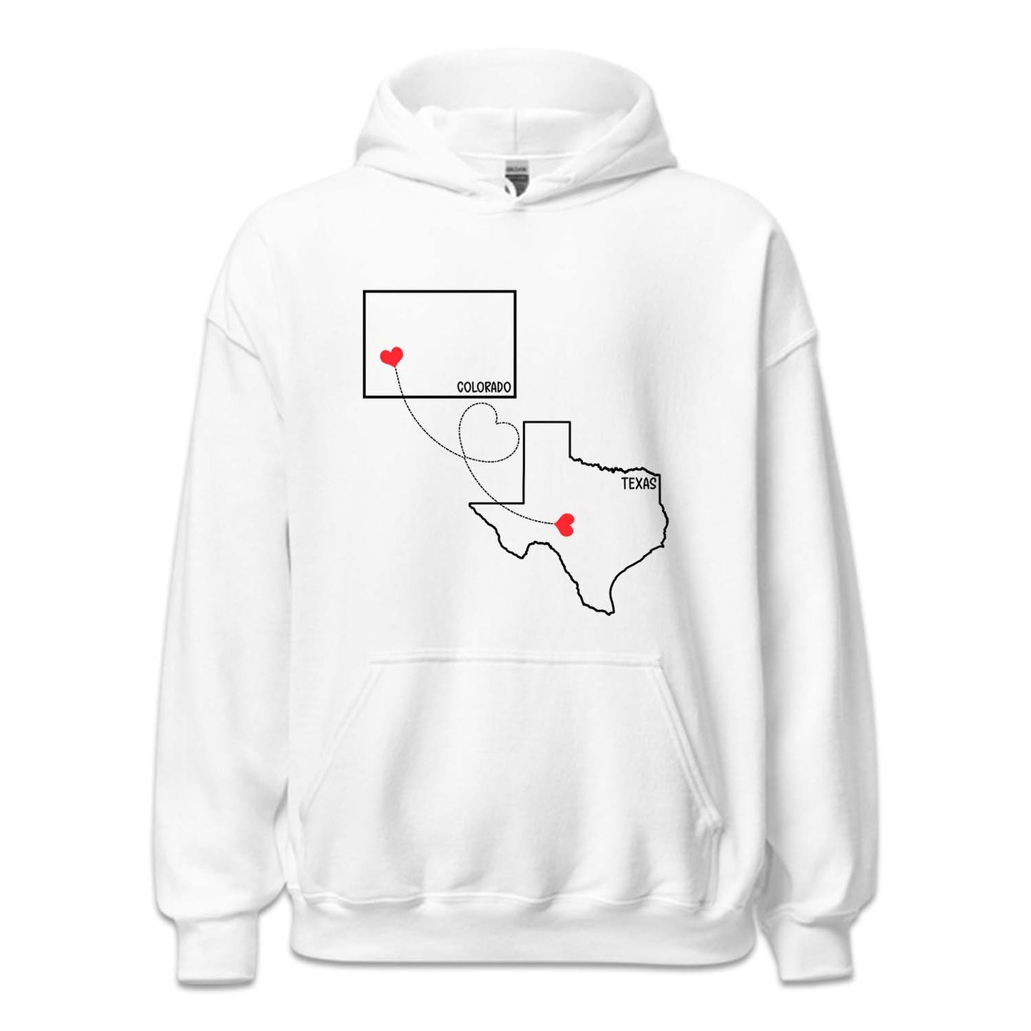Personalized State to State Long Distance Relationship | PRODUCT CODE: CSTATLNGDC
