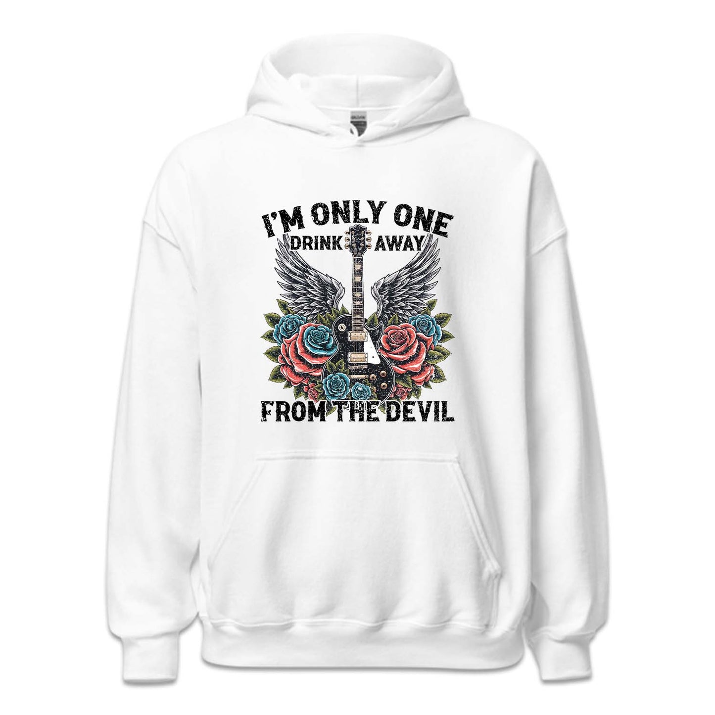 Western Guitar I Am Only One Drink Away From The Devil Cicada Concert | PRODUCT CODE: MAONLYDKRV