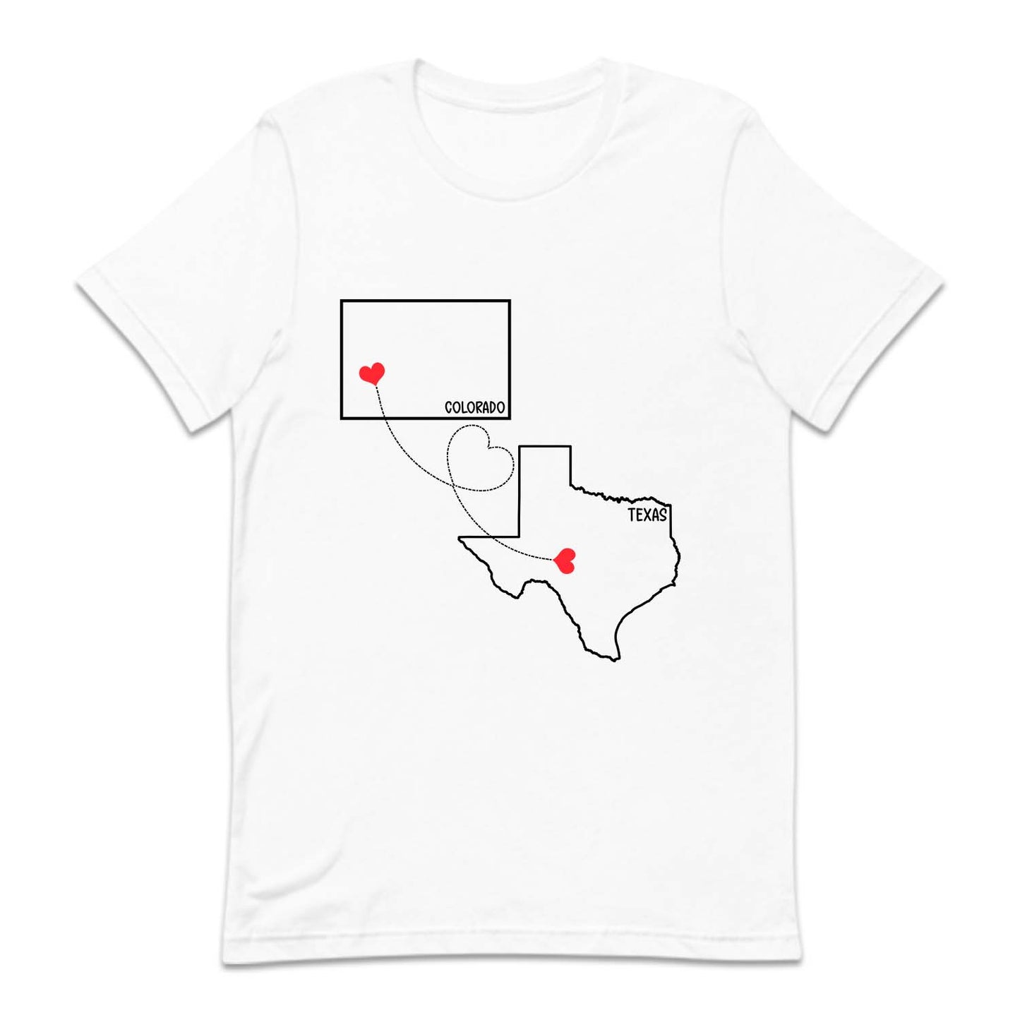 Personalized State to State Long Distance Relationship | PRODUCT CODE: CSTATLNGDC