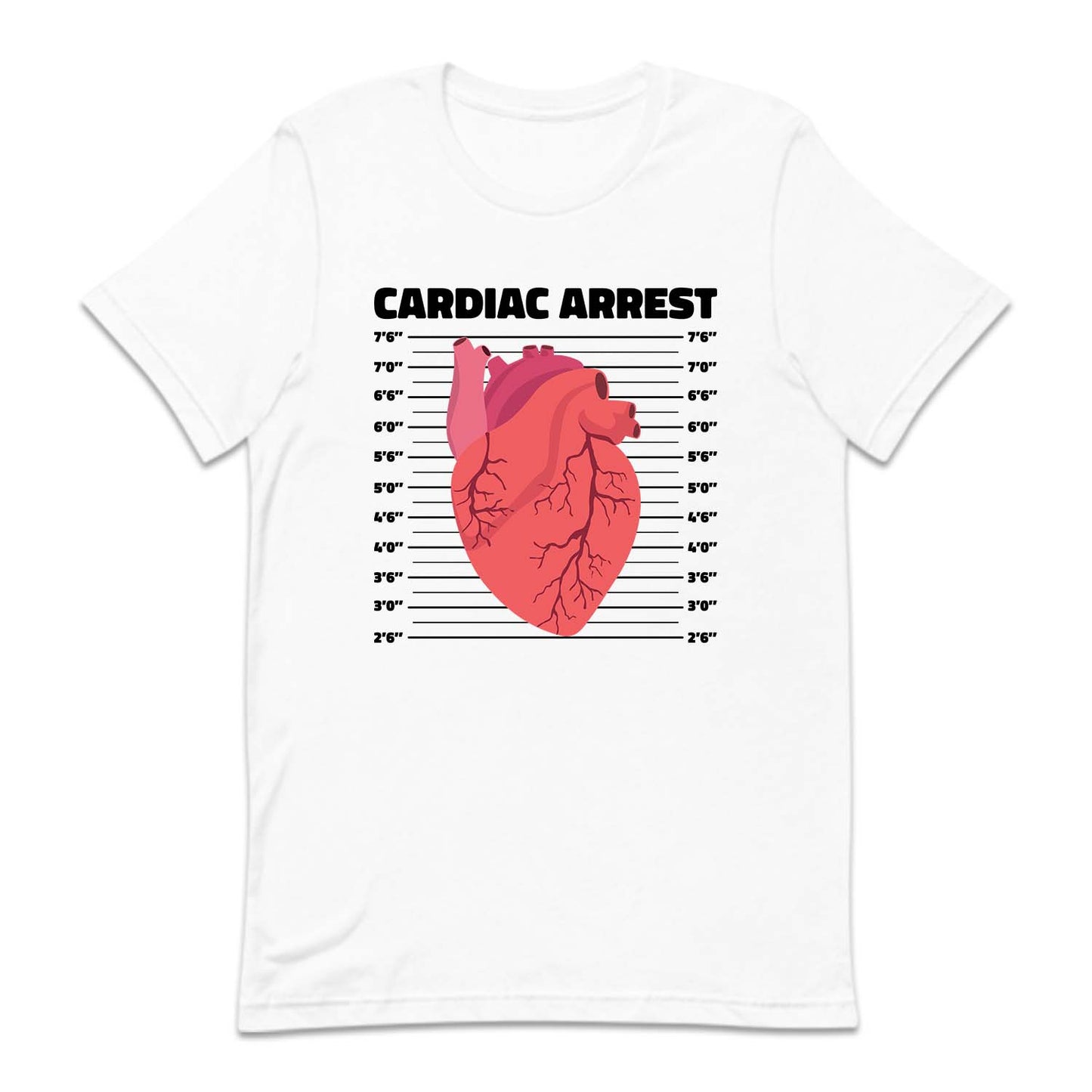 Cardiac Arrest Anatomical Heart Humor | PRODUCT CODE: CRDNRASTG