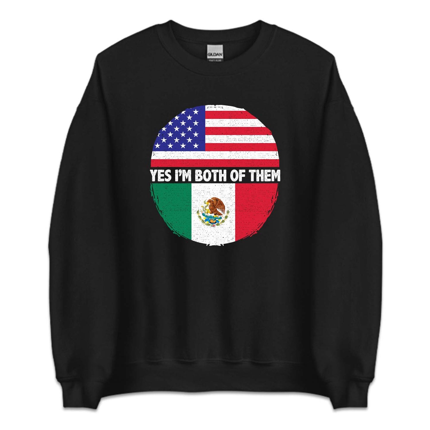 American Flag & Mexico Flag Yes, I'm Both of Them | PRODUCT CODE: YSMBTHAMRO
