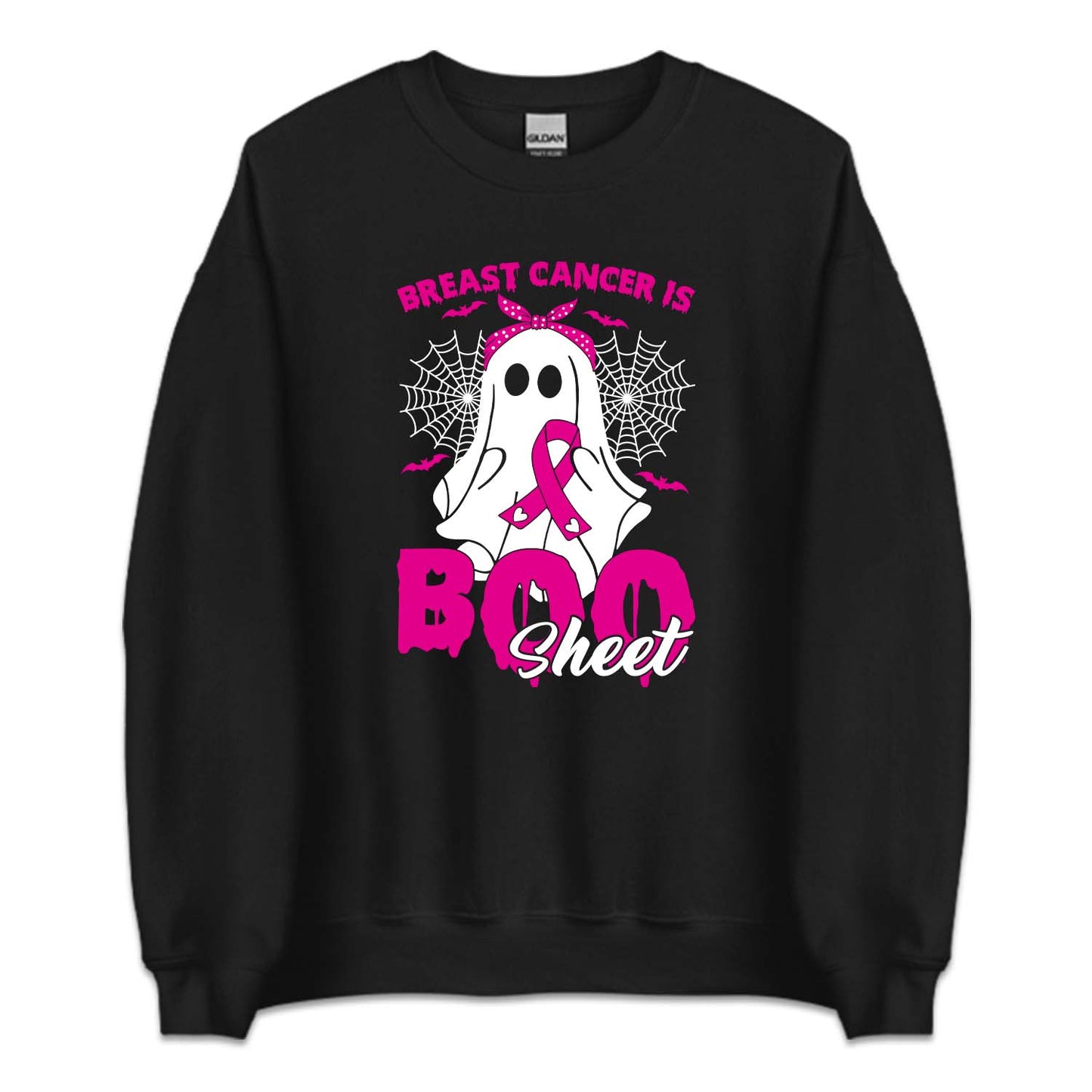 Breast Cancer Is Boo Sheet Halloween Spooky Cancer Awareness | PRODUCT CODE: BRTCNRBSHT