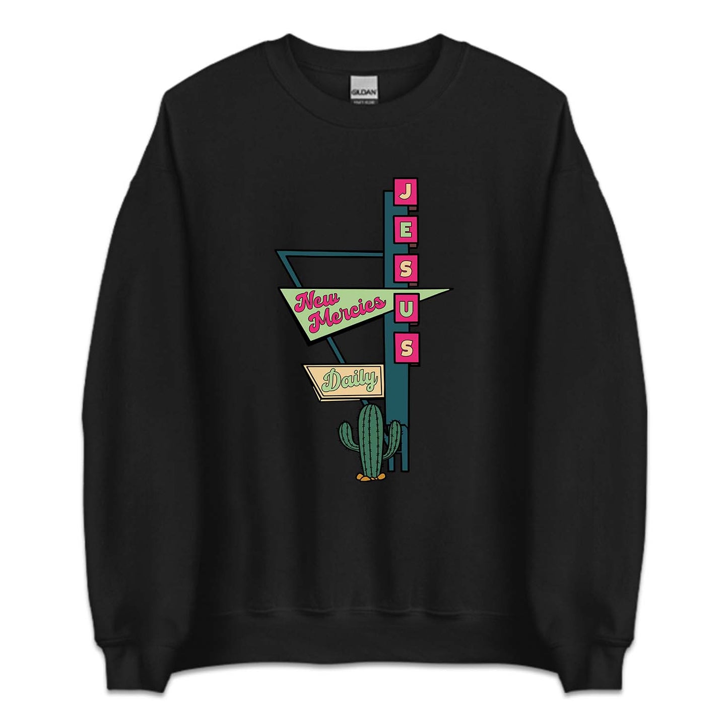 Western Christian Jesus New Mercies Daily Country Style Cactus | PRODUCT CODE: WTSRNCHJNM