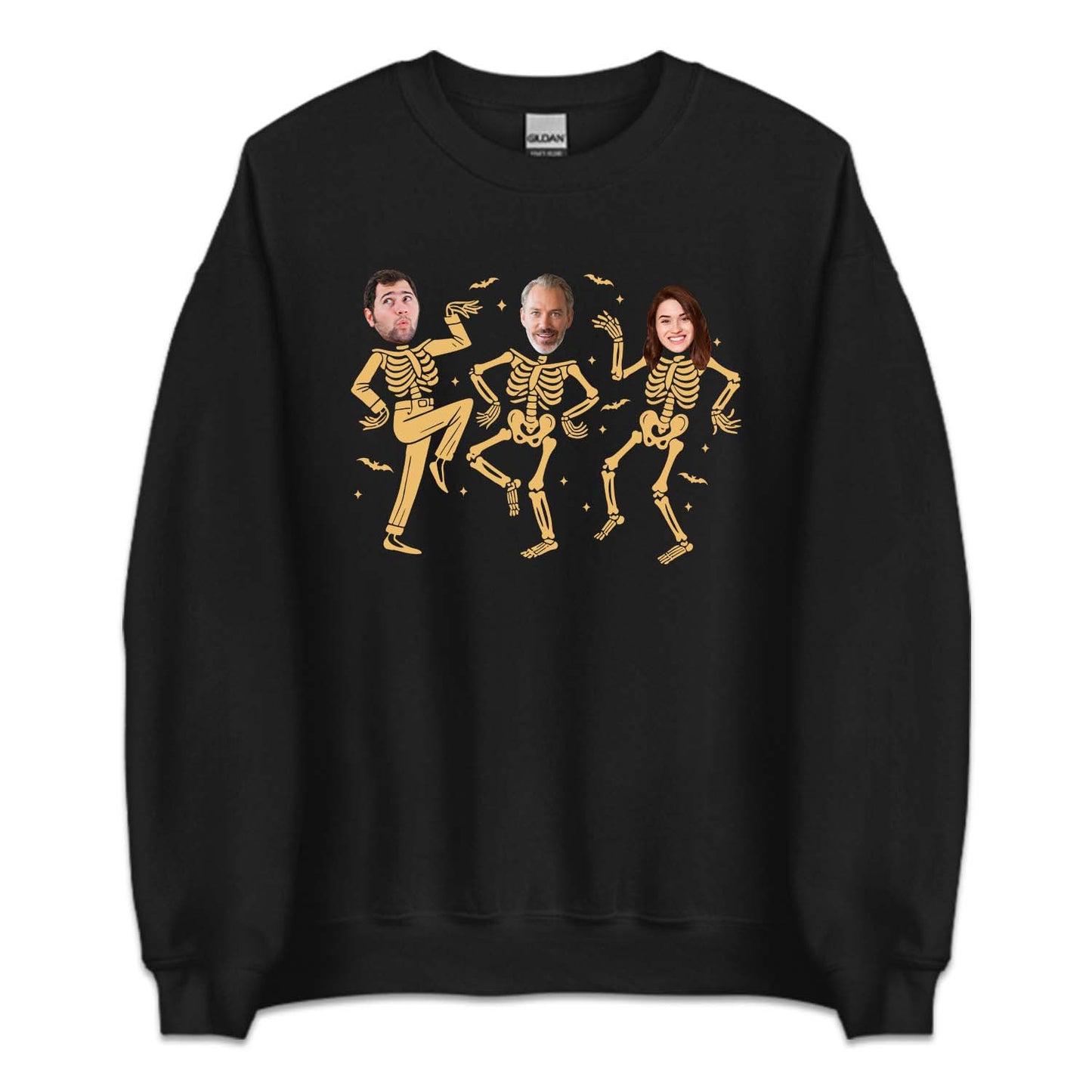 Personalized Dancing Skeletons Family Matching Halloween Party | PRODUCT CODE: CSTKLNSPHO