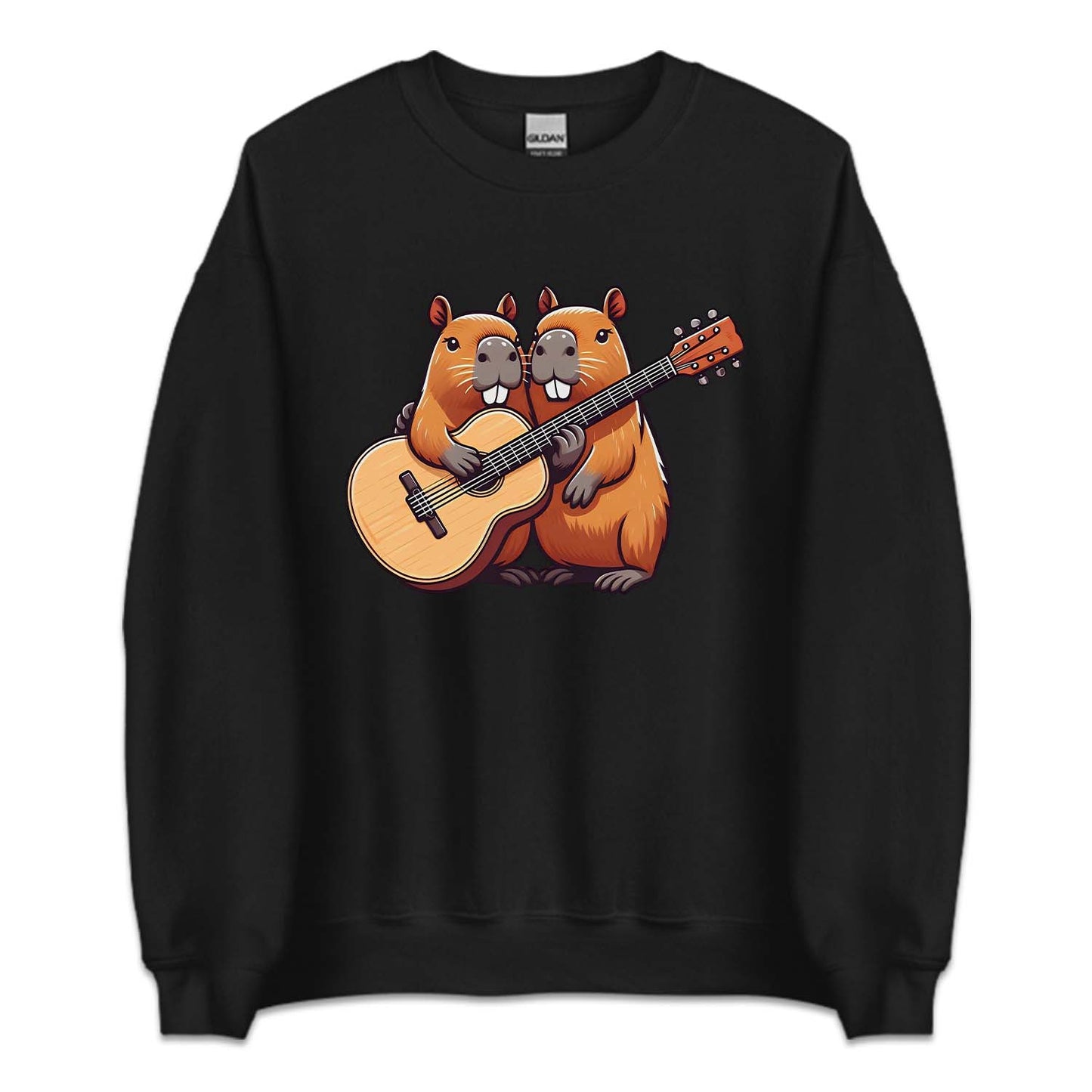 Capybara Playing Guitar Musical Capybara | PRODUCT CODE: GUTRPLYCPBR