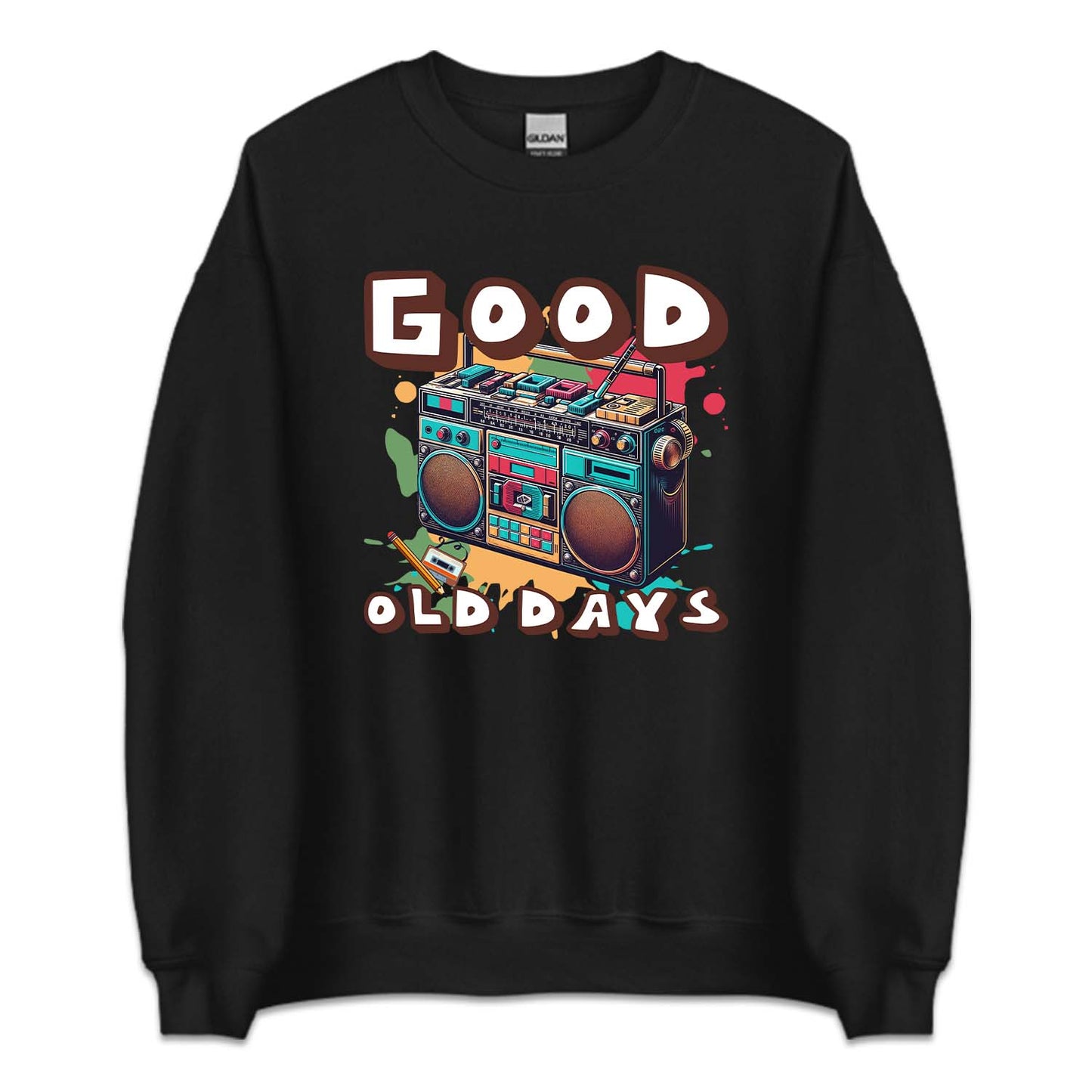 Retro Colorful 80s Cassette Good Old Days | PRODUCT CODE: GDLYSBMOX