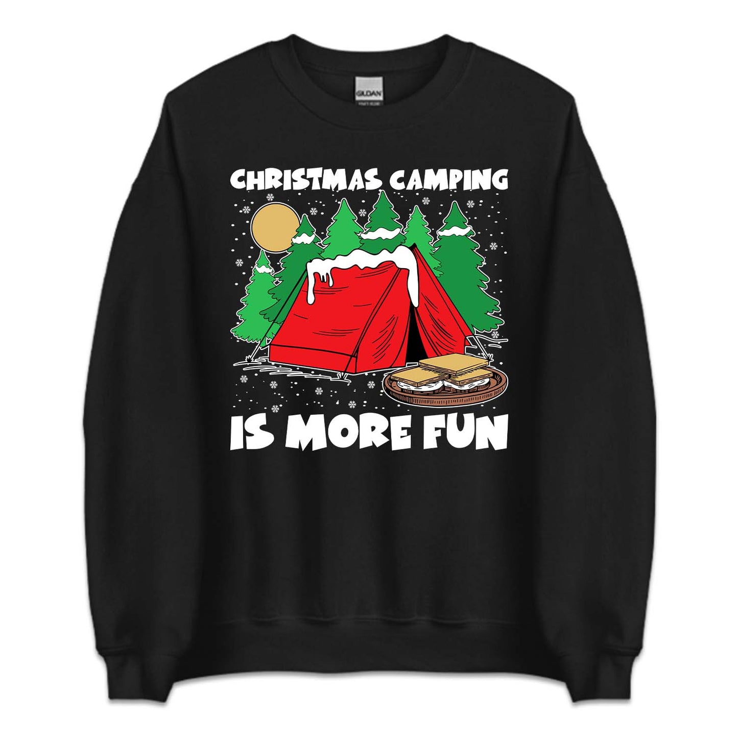 Christmas Camping Is More Fun Winter Holiday Adventure Xmas Camper | PRODUCT CODE: CRTMPNGSMRN