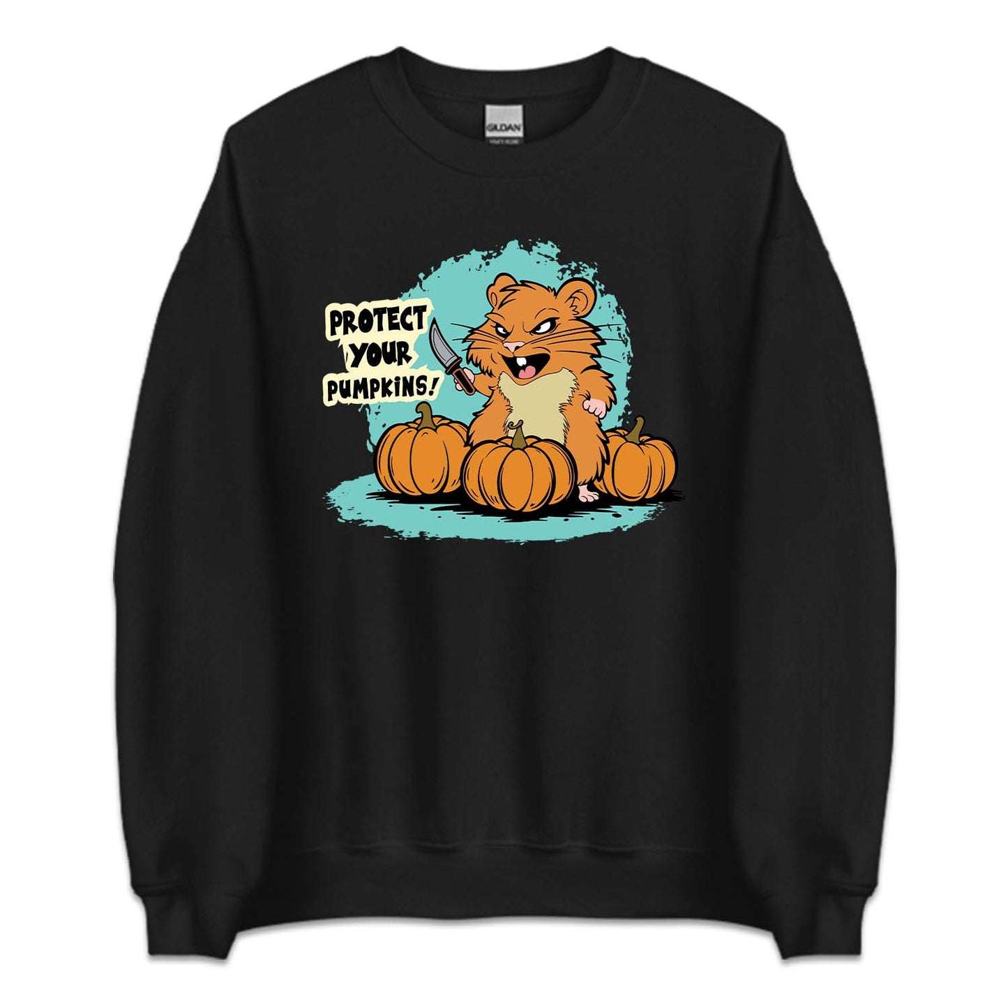 Protect Your Pumpkins Halloween Cute Hamster | PRODUCT CODE: PRTYUMHTS