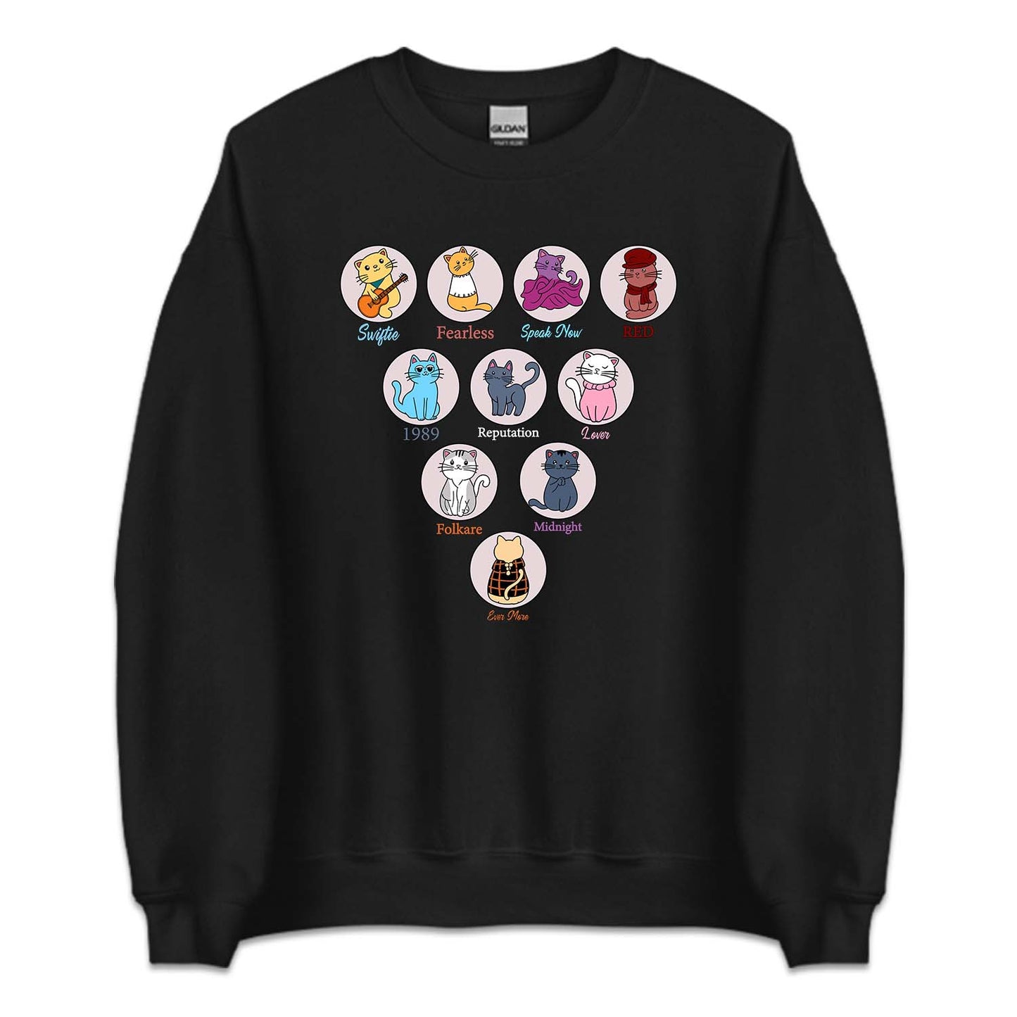 Adorable Swiftie Cat Collection Retro Swiftie Merchandise | PRODUCT CODE: ADTYLSFTCL