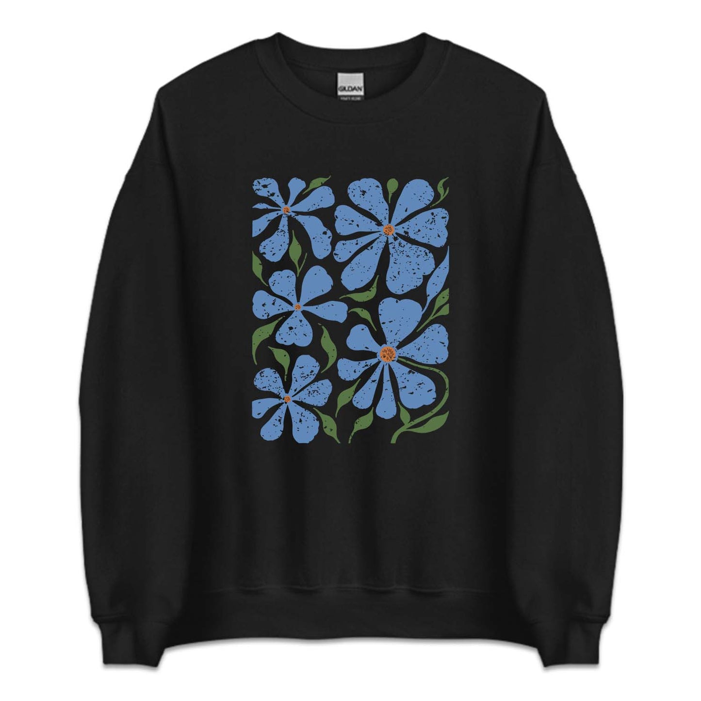 Vintage Floral Boho Blue Daisy Flowers | PRODUCT CODE: DSYFLORBH