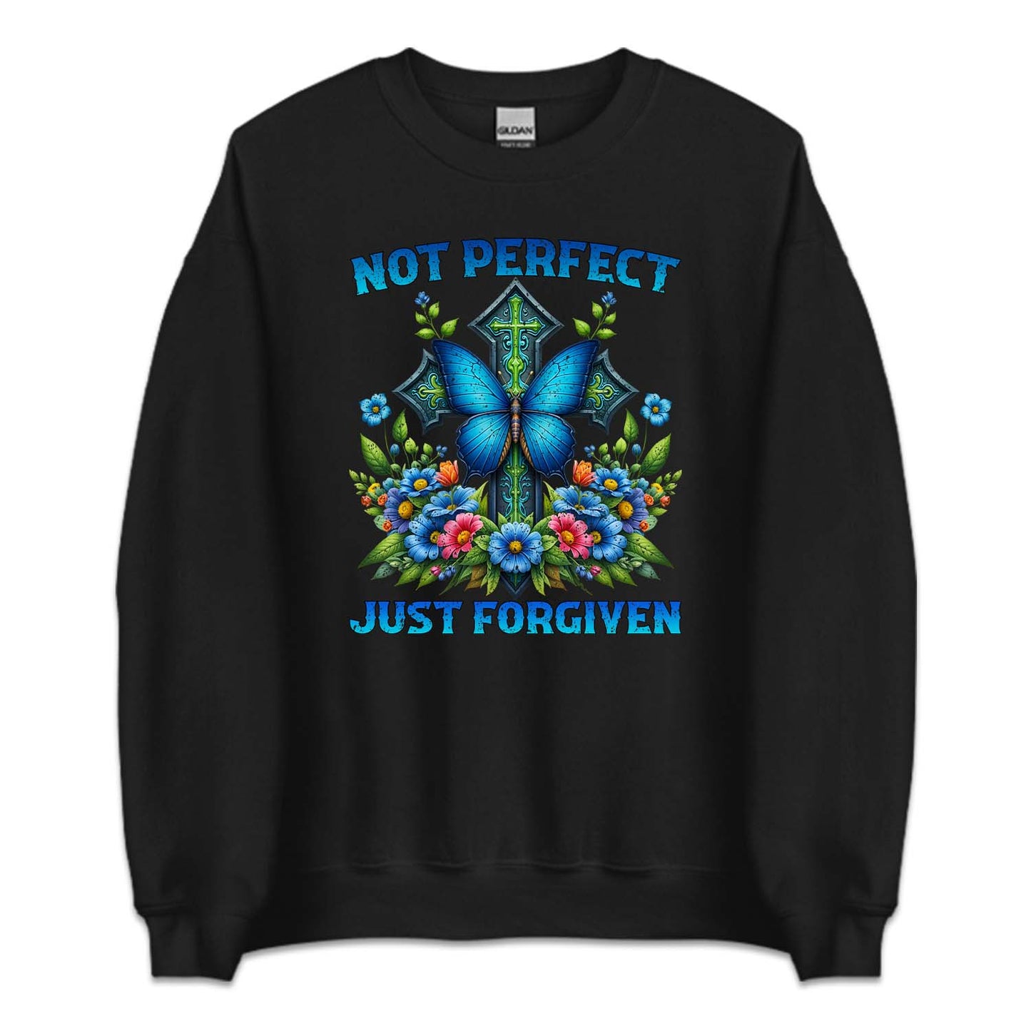 Not Perfect Just Forgiven Christian Cross | PRODUCT CODE: NTPRFJUFRG