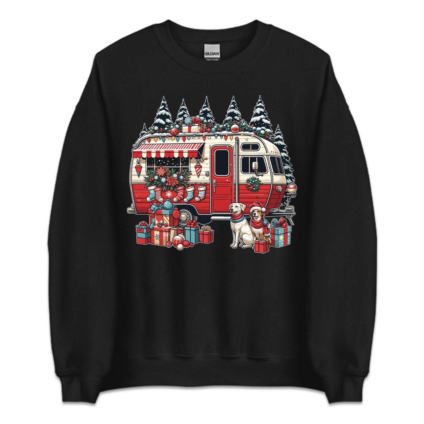 Vintage Christmas Camper Xmas Adventure | PRODUCT CODE: VGTCHRMSNT