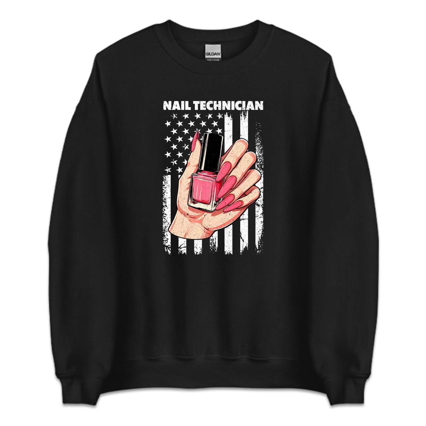 Nail Technician 4th Of July Nail Art American Flag | PRODUCT CODE: NLTCHAMRFL