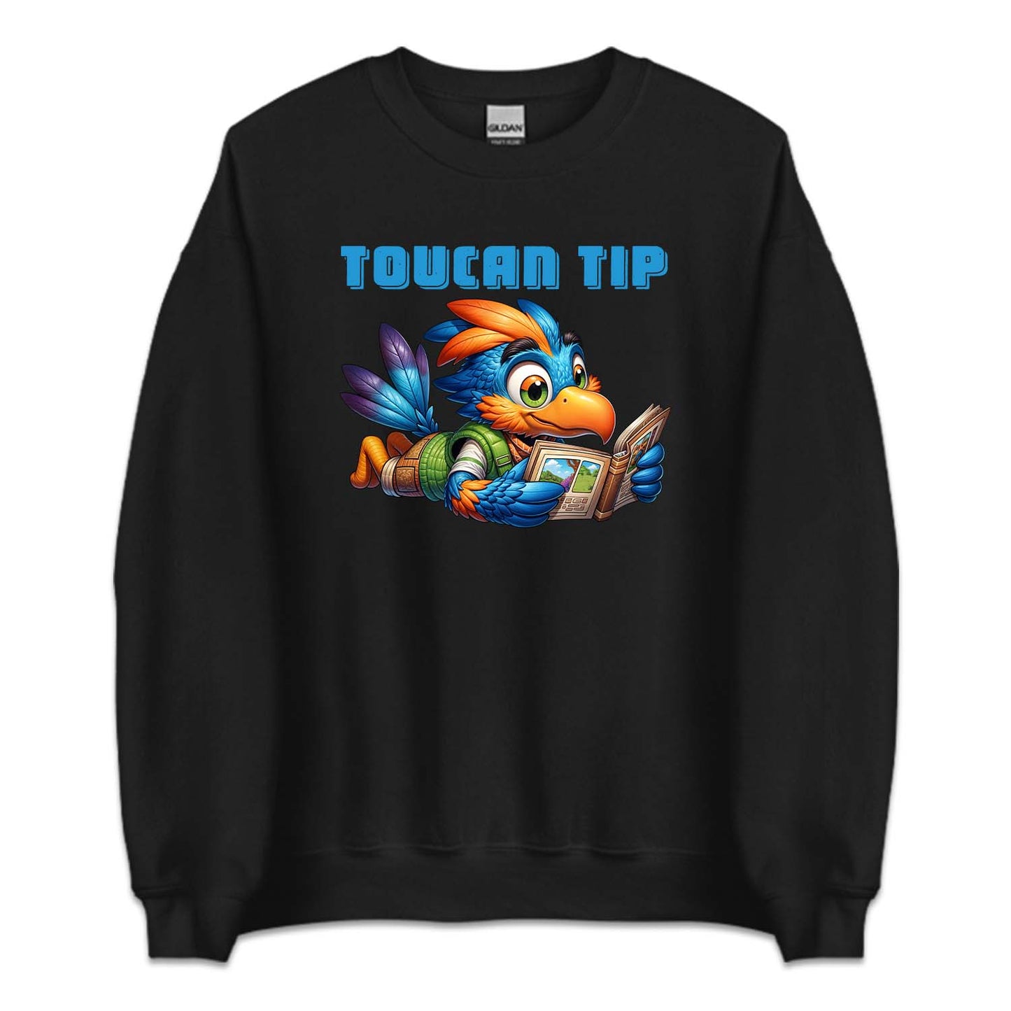 Toucan Tip Reading A Book Reading Bird | PRODUCT CODE: TCHPITRDBO