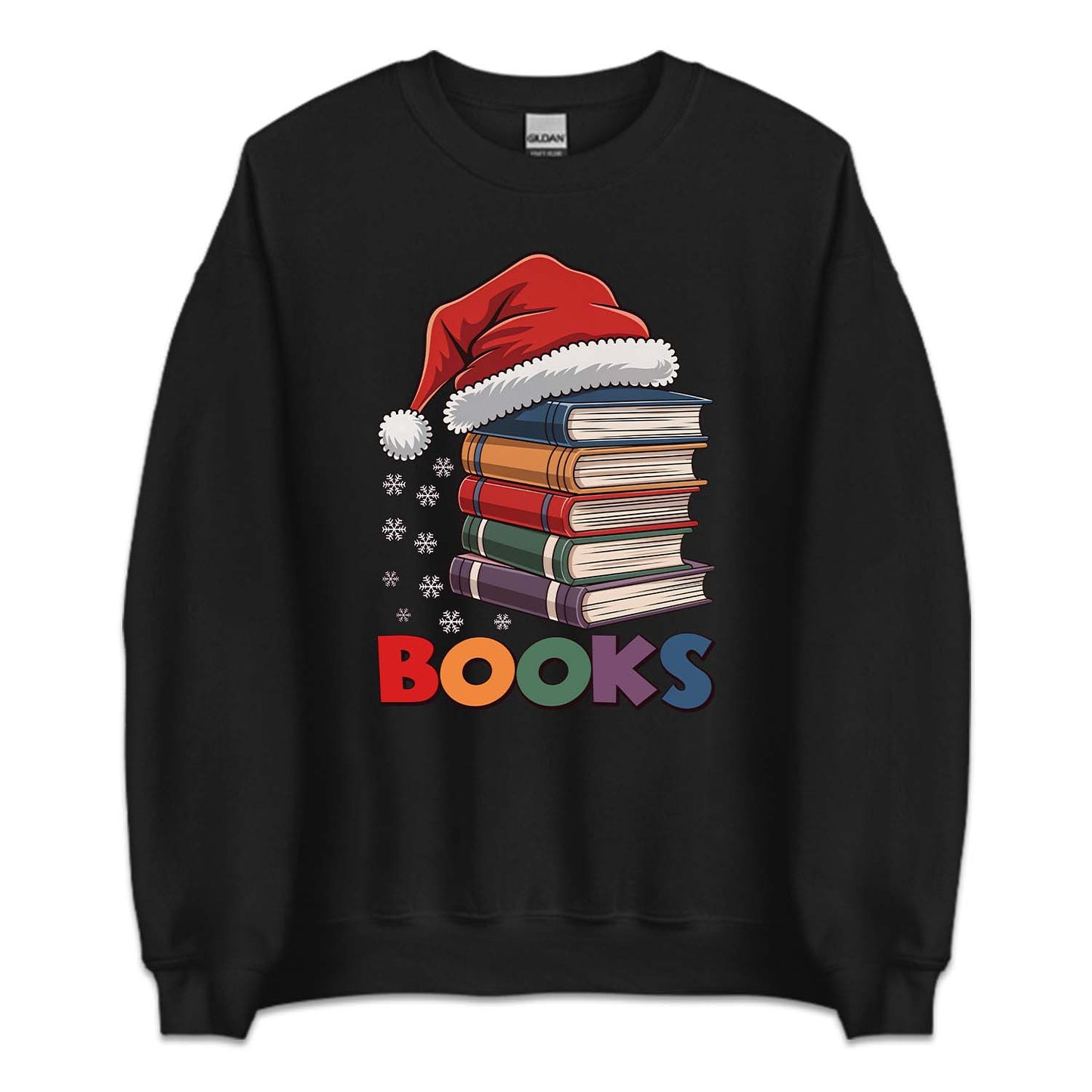 Christmas Books With Santa Hat Merry Bookmas Xmas Reading | PRODUCT CODE: CHTRBKSAFTM