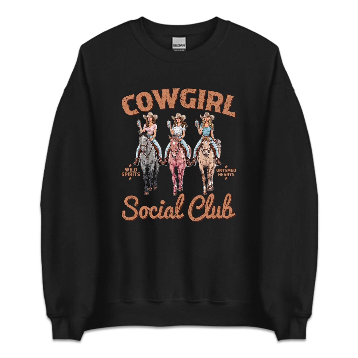 Cowgirls Social Club Western Rodeo Chic Country Music Lovers | PRODUCT CODE: CWGRLSLBWR