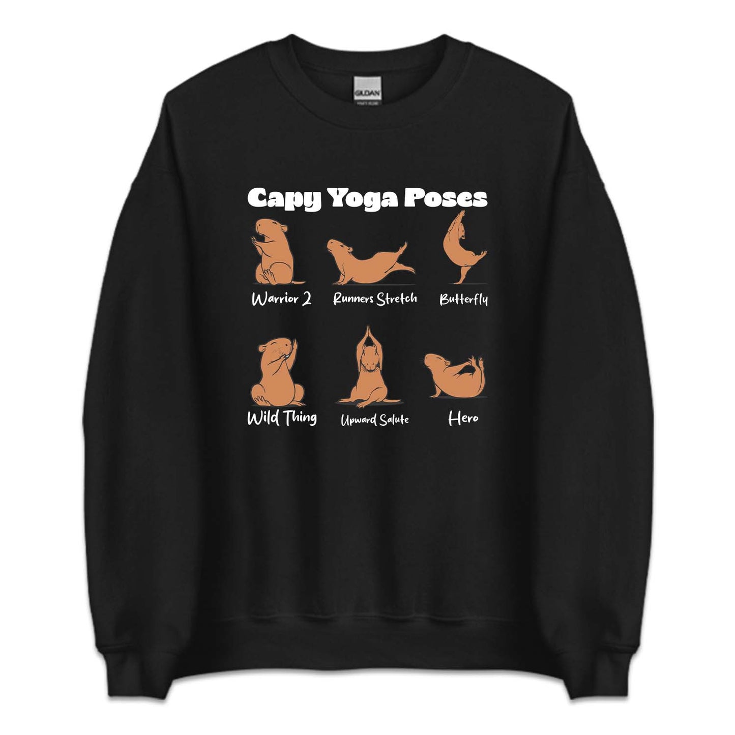 Cute Capybara Yoga Poses | PRODUCT CODE: YGCPYSOBR
